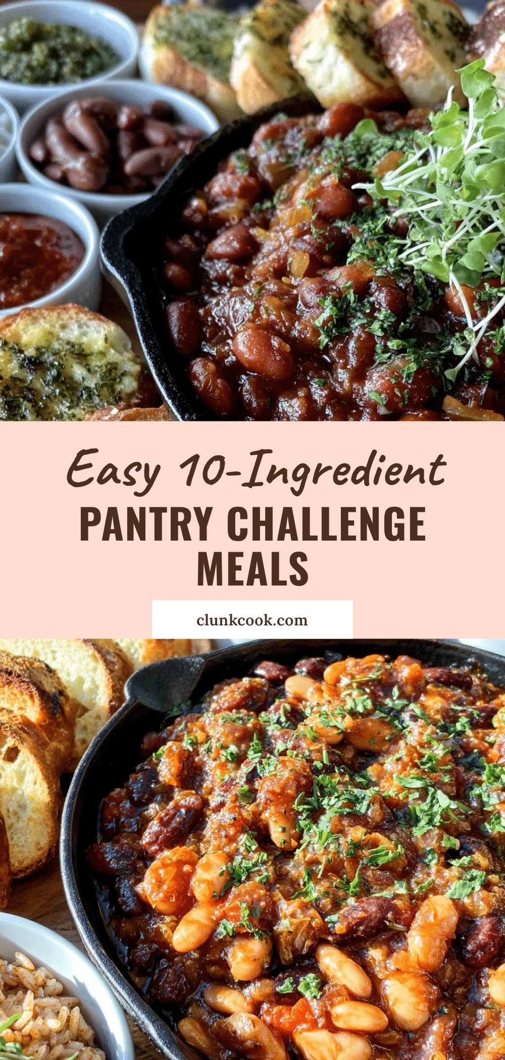 10-ingredient pantry challenge meals recipe