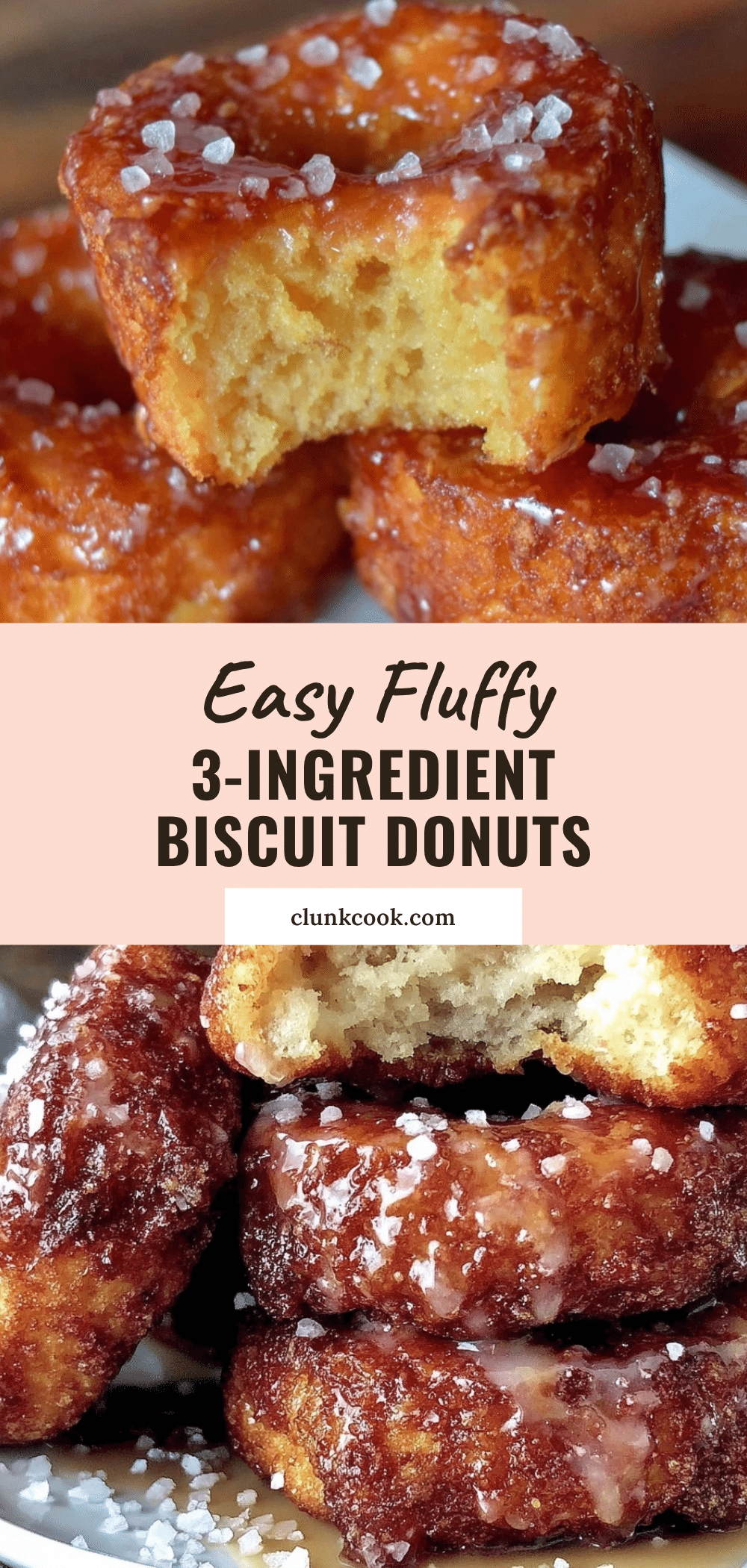 3-ingredient biscuit donuts recipe