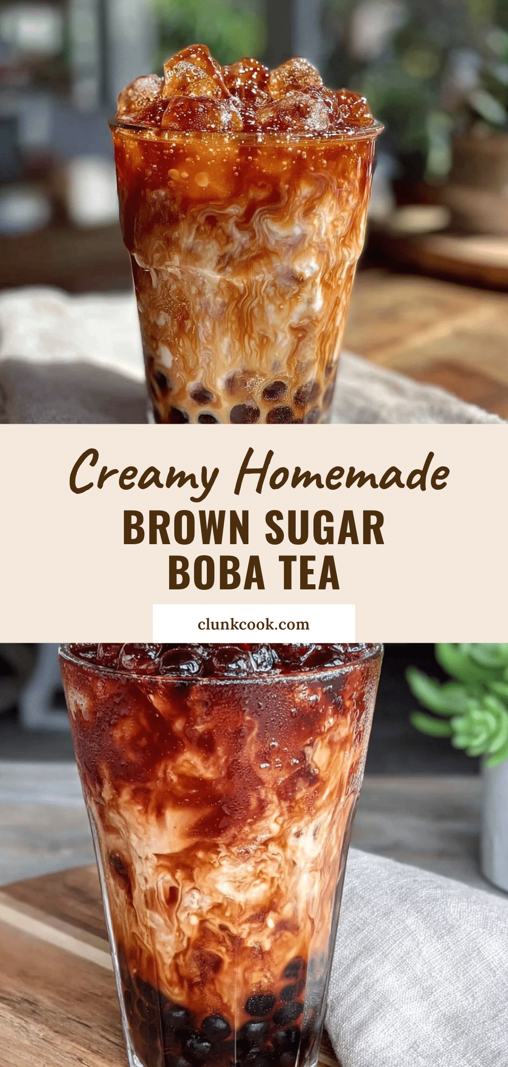 brown sugar milk tea boba recipe