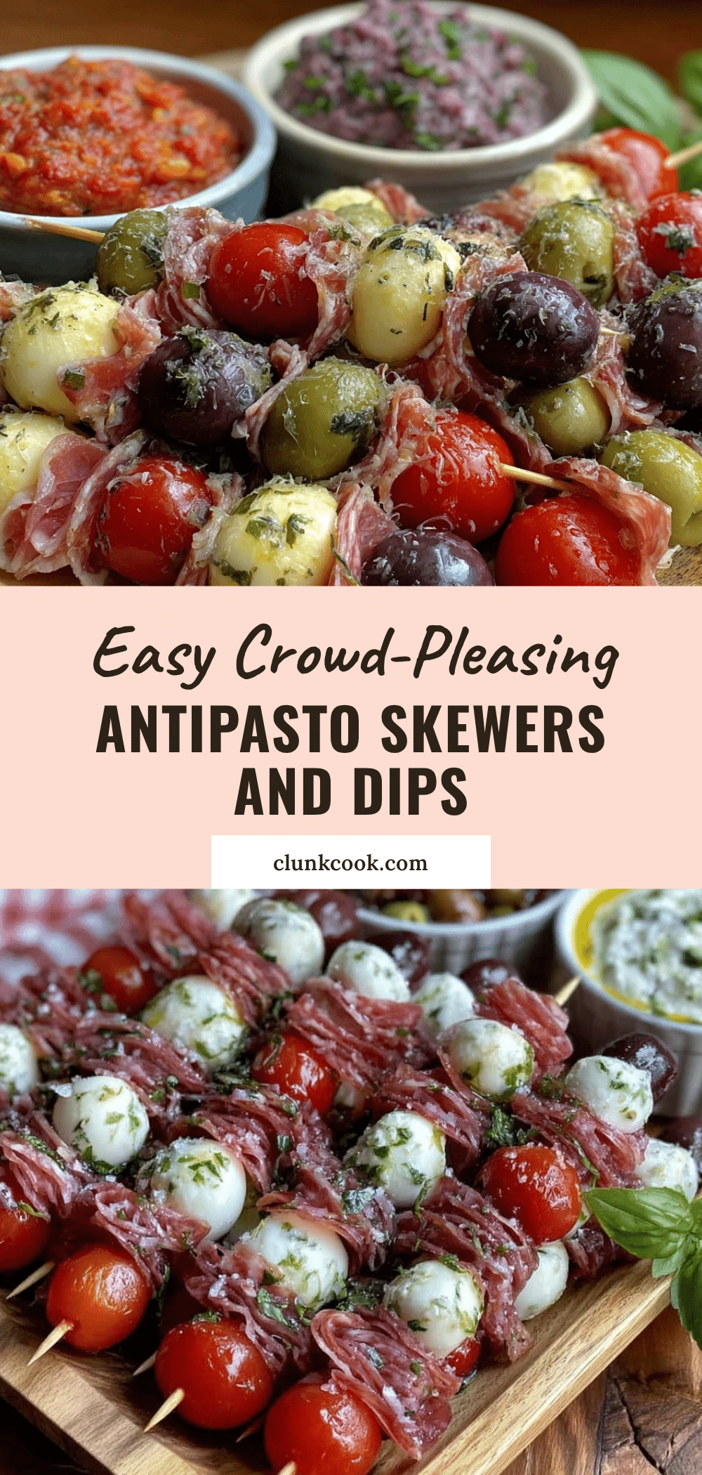 easy antipasto skewers recipe
