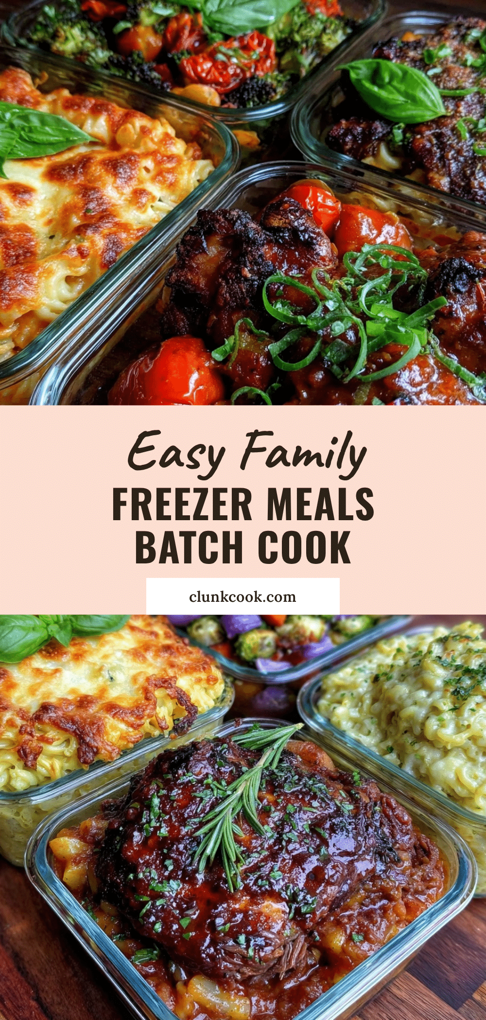 Easy Family Freezer Meal Batch Cook recipe