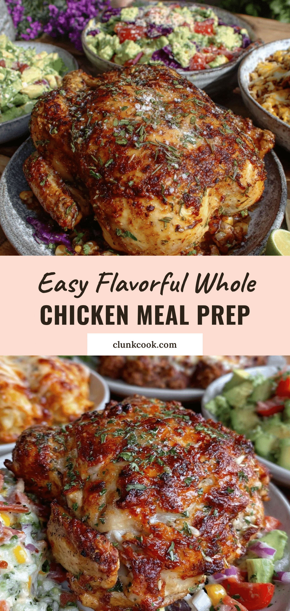 easy flavorful whole chicken meal prep recipe