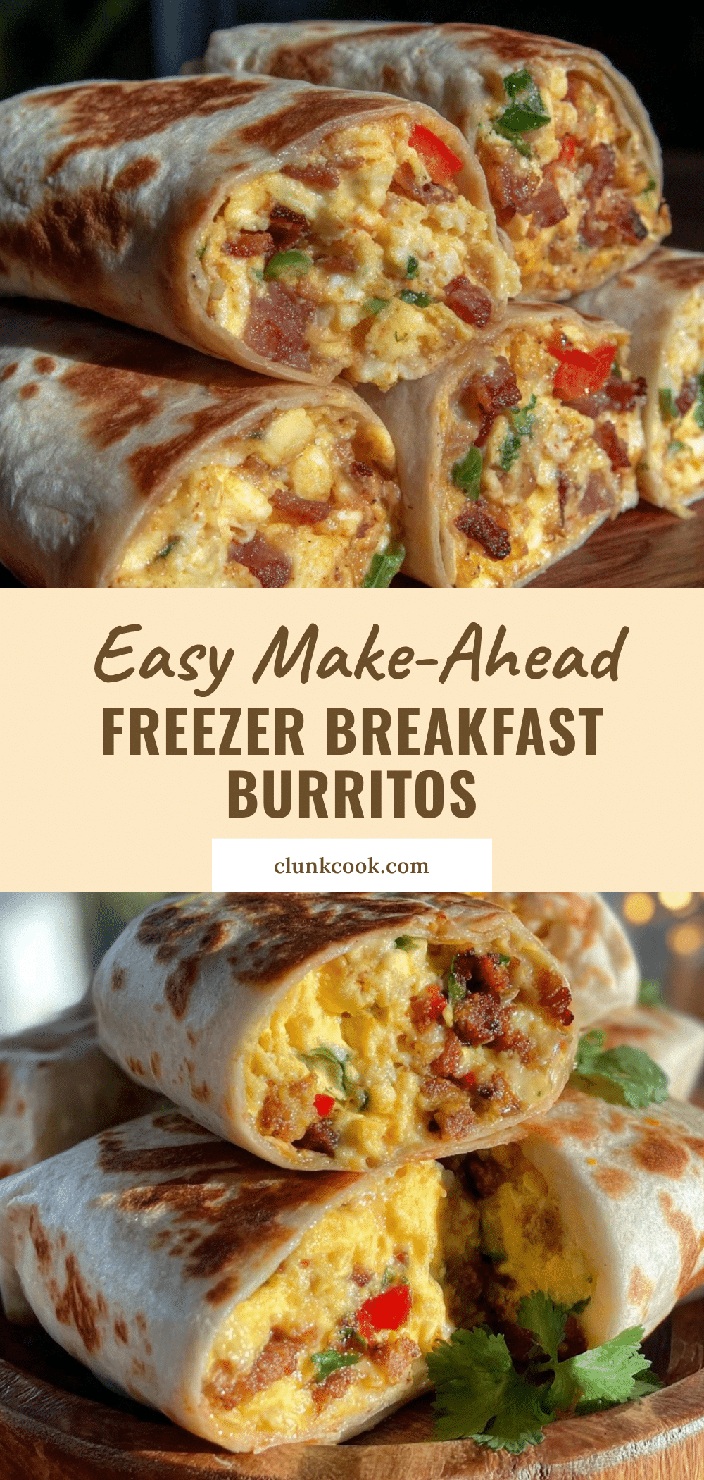 easy freezer breakfast burritos recipe