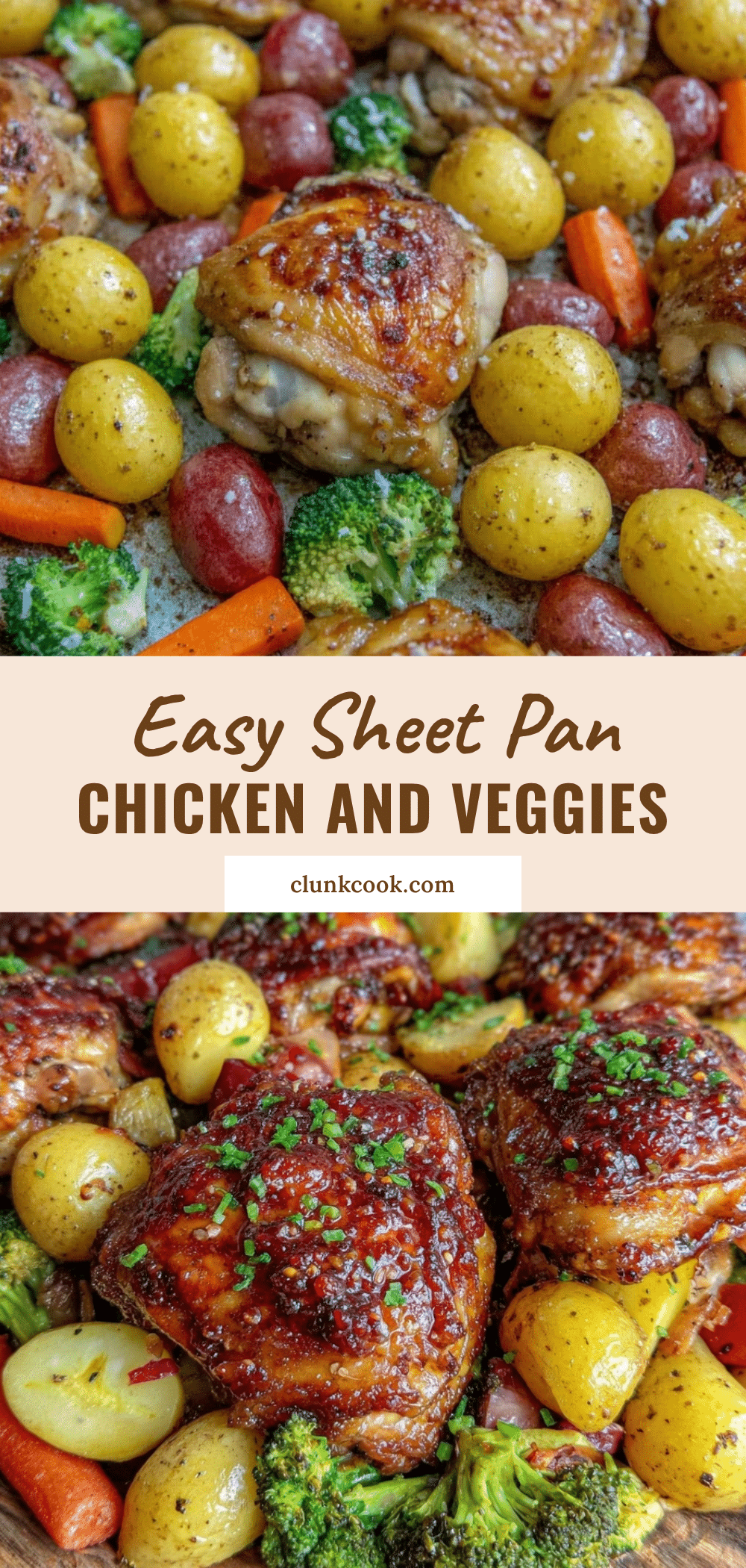 easy sheet pan chicken and roasted veggies recipe