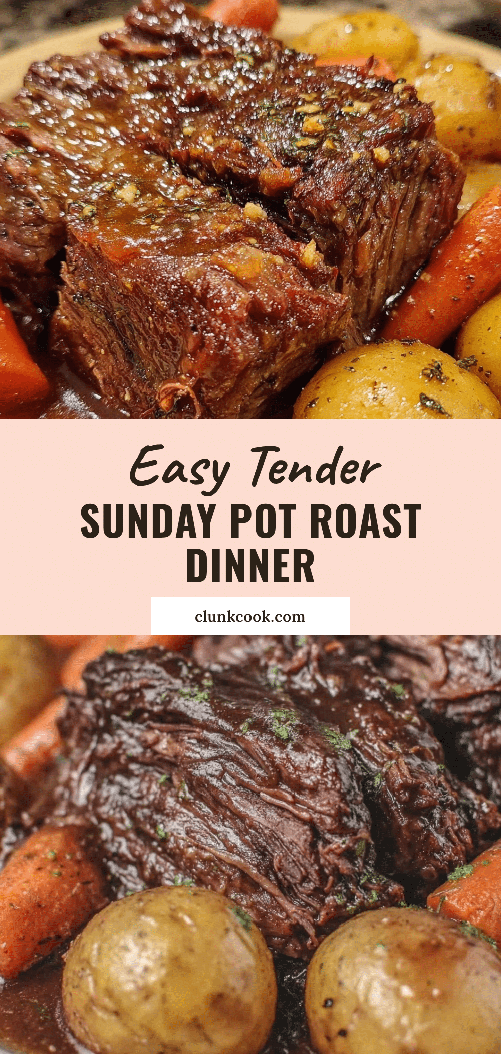 easy tender sunday pot roast dinner recipe
