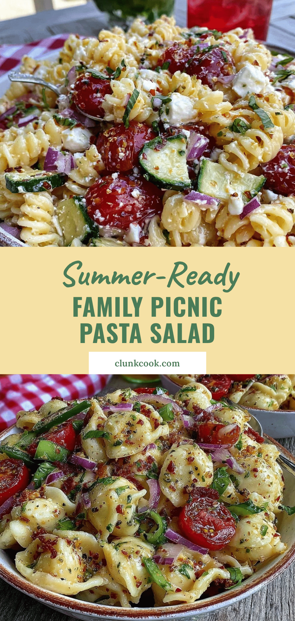 family picnic pasta salad recipe