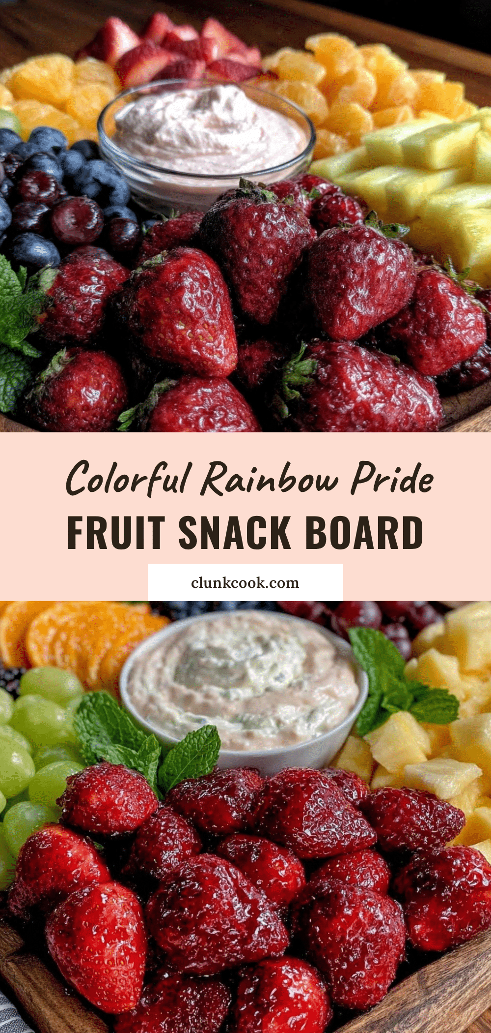 Fresh Rainbow Pride Snack Board recipe