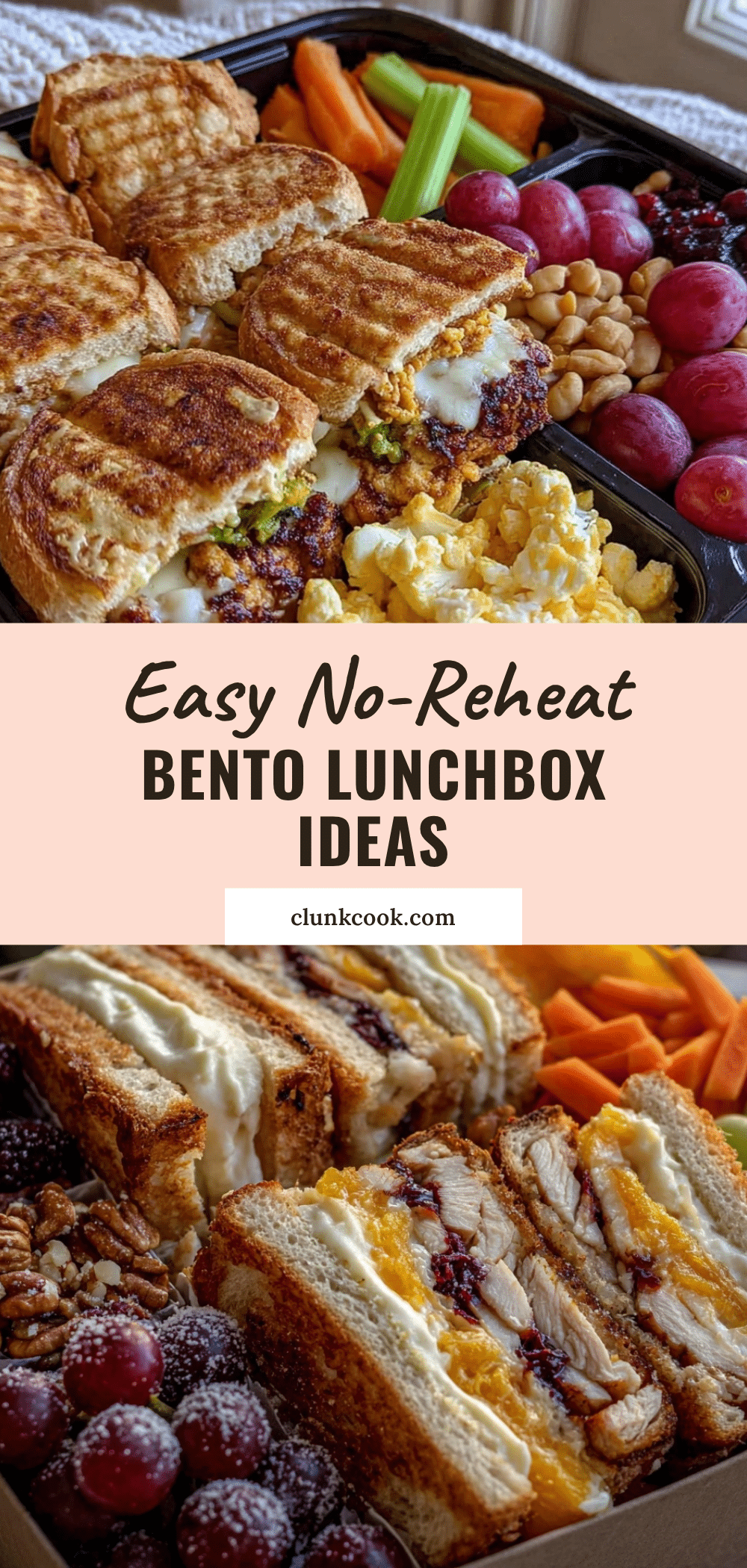 no-reheat bento box lunch ideas for kids recipe