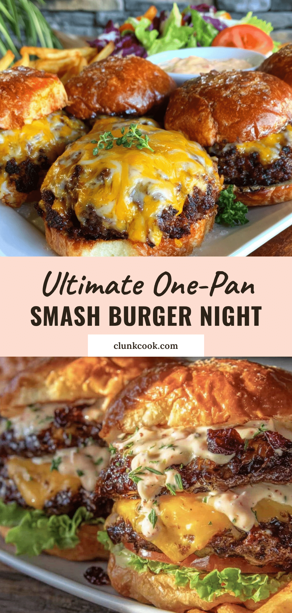 one-pan smash burger recipe