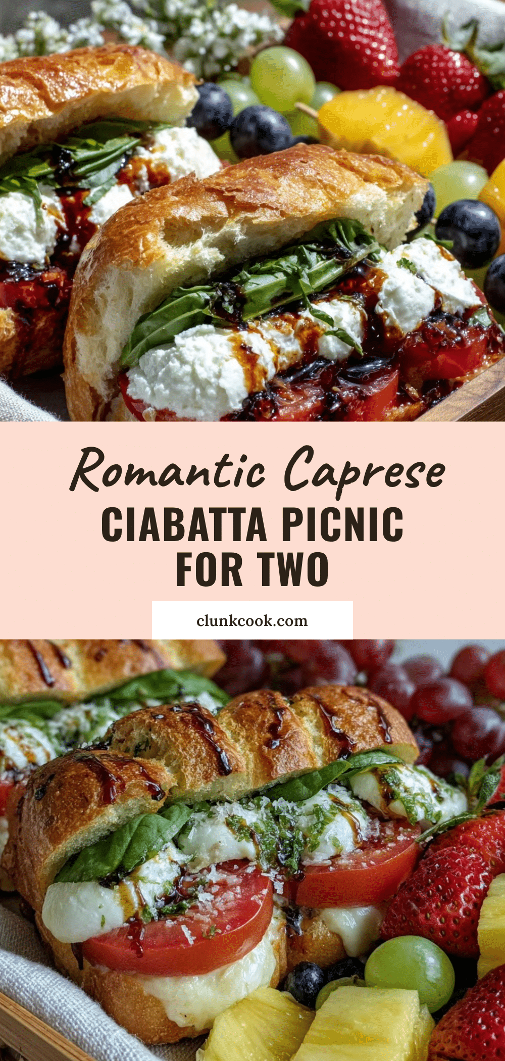romantic caprese ciabatta picnic recipe