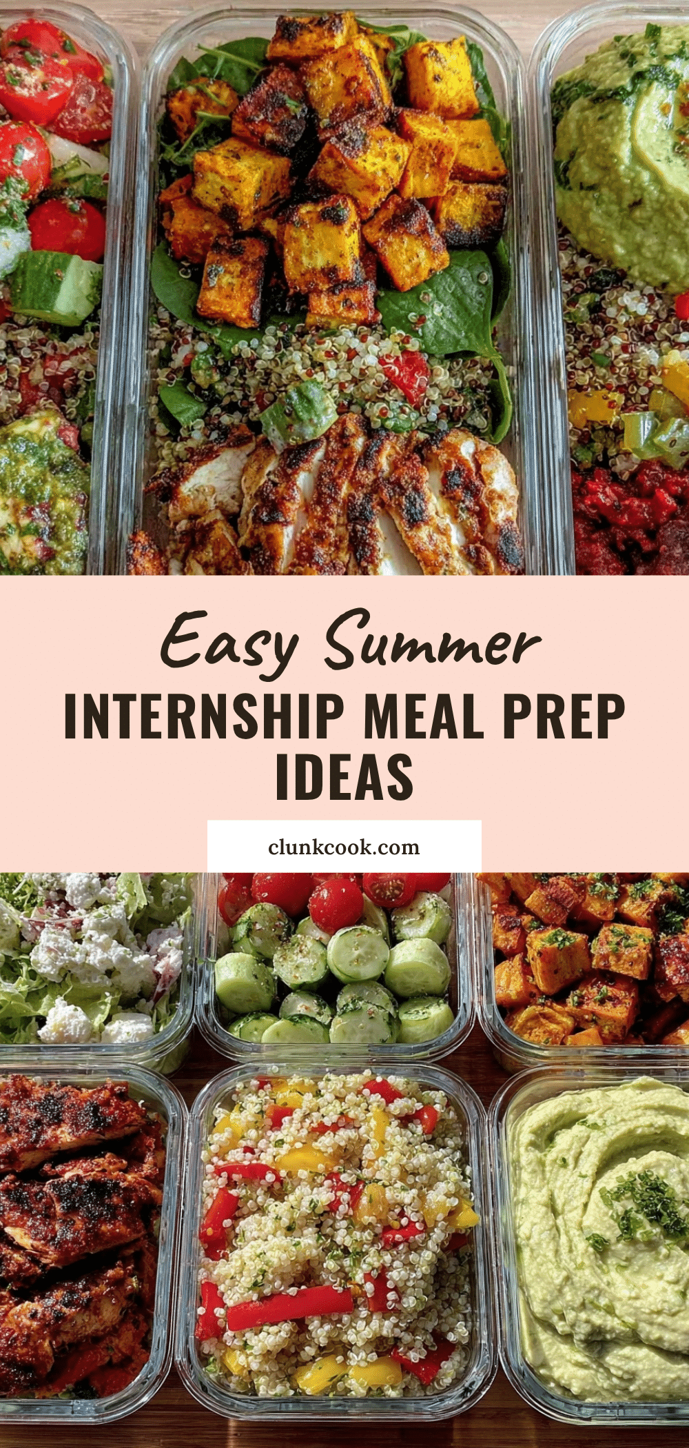 summer internship meal prep recipe