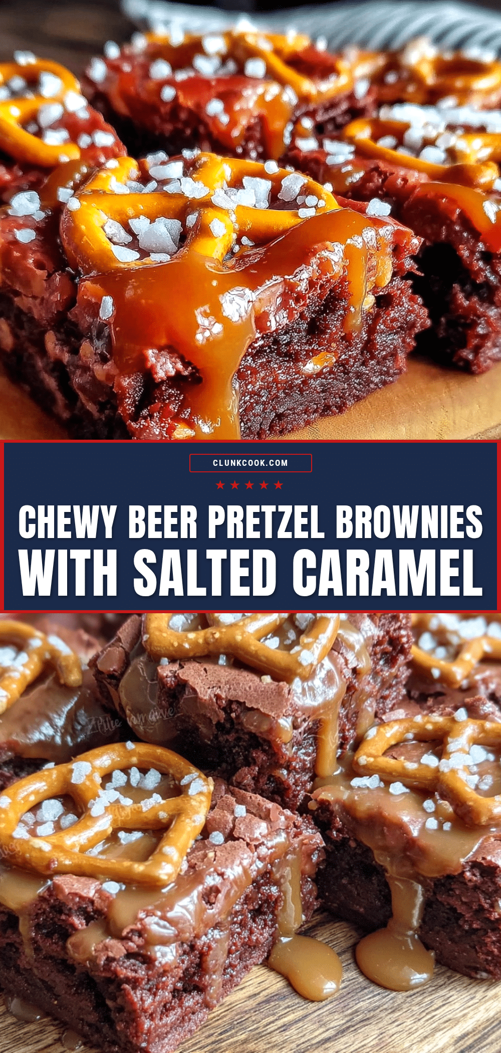 beer pretzel brownies recipe
