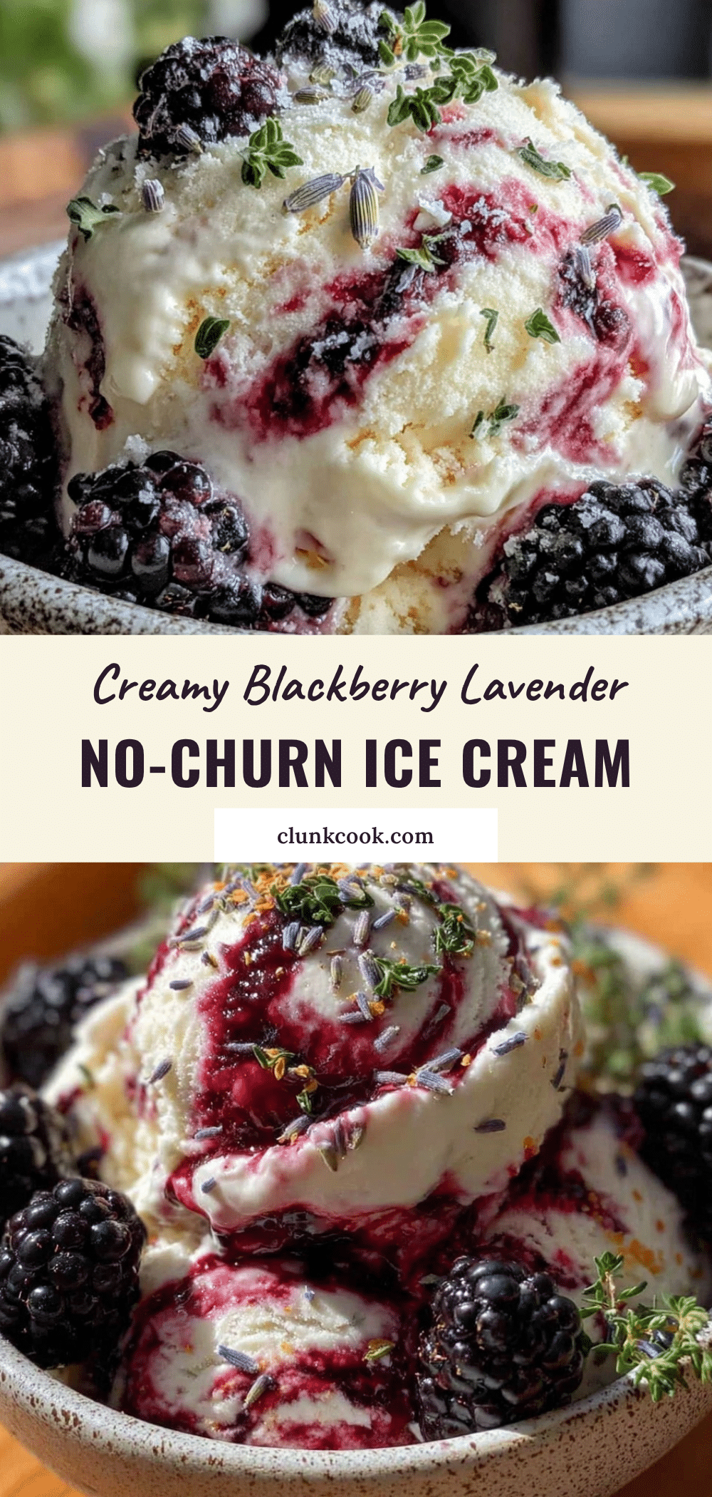 blackberry lavender no-churn ice cream recipe
