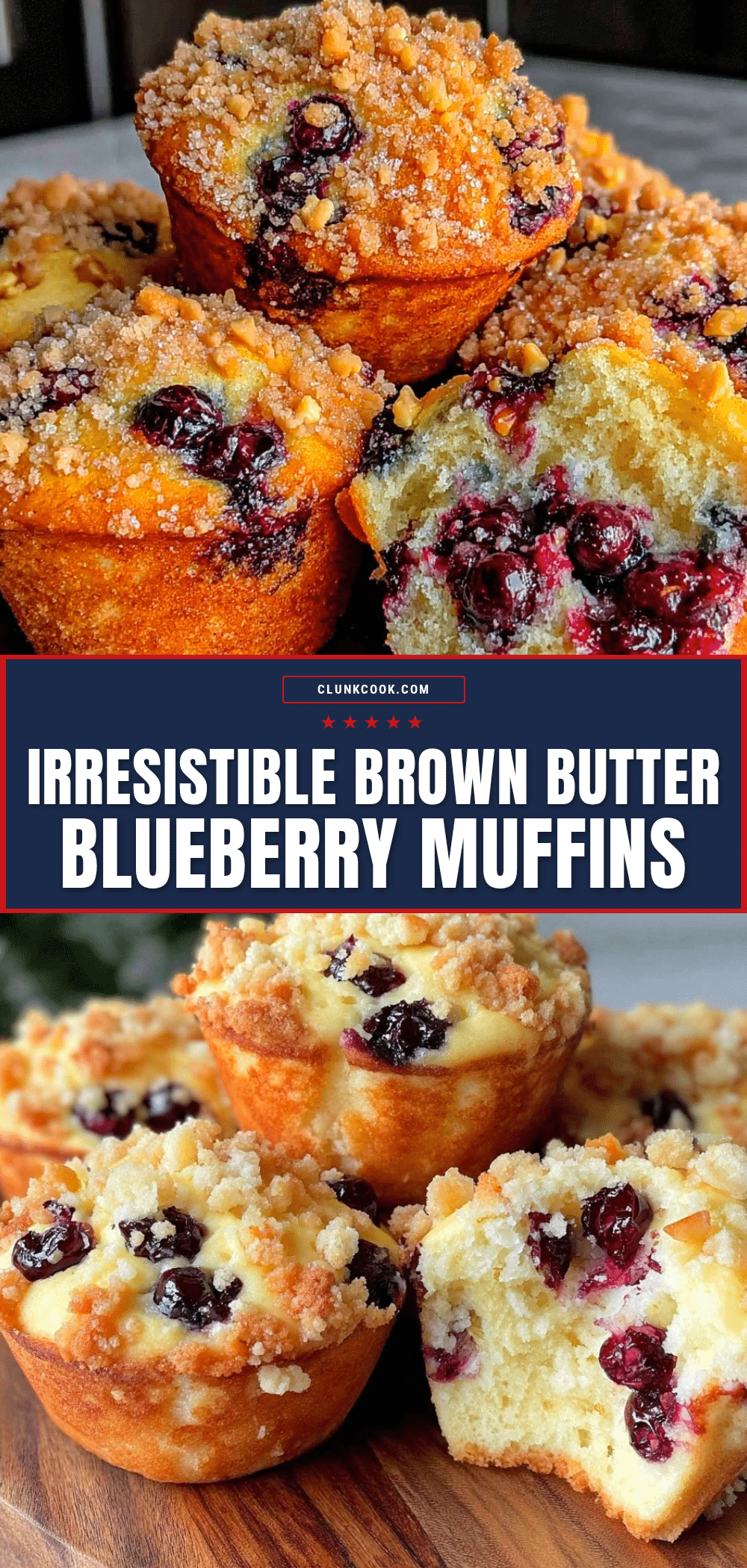 brown butter blueberry muffins recipe