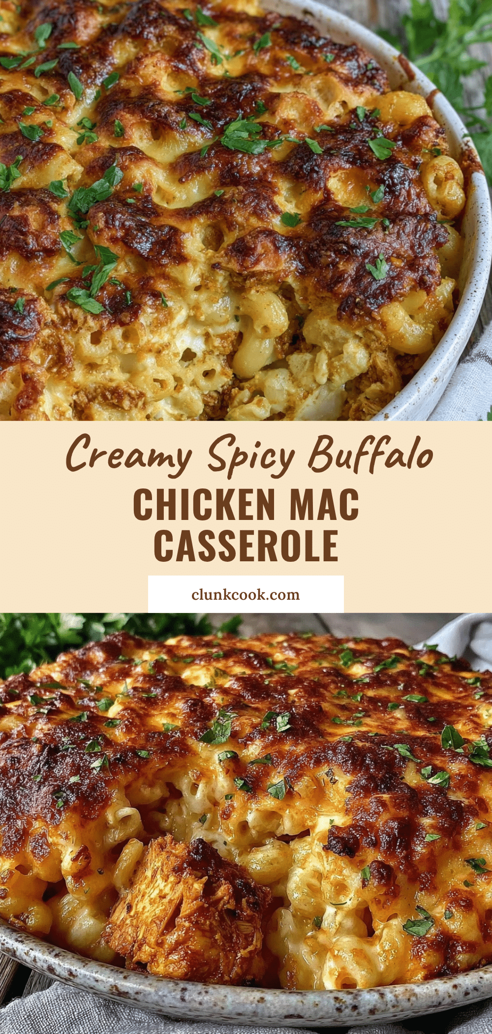 buffalo chicken mac and cheese casserole recipe