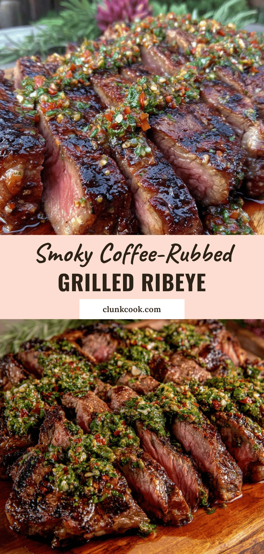 coffee-rubbed grilled ribeye recipe