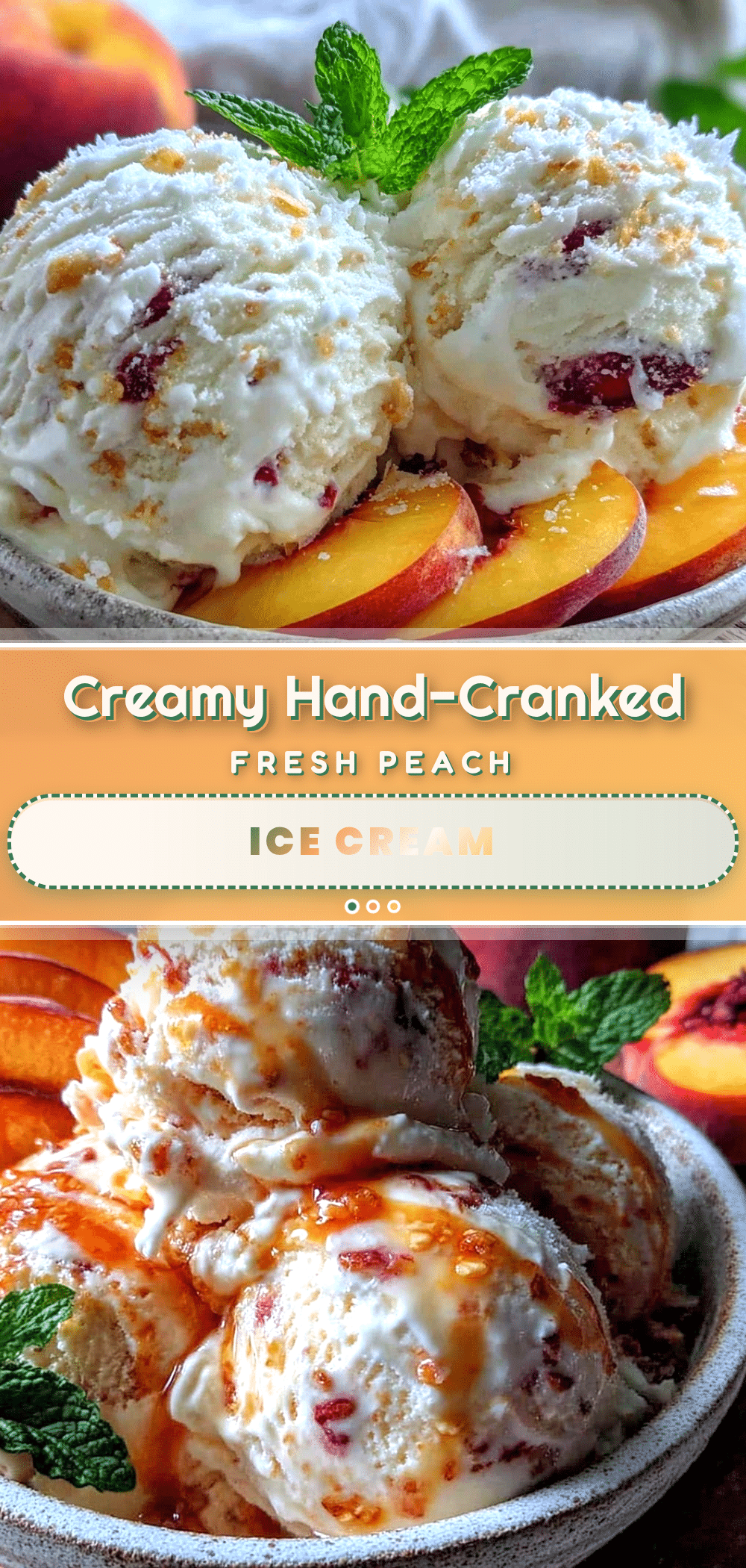 creamy farm kitchen fresh peach ice cream recipe recipe