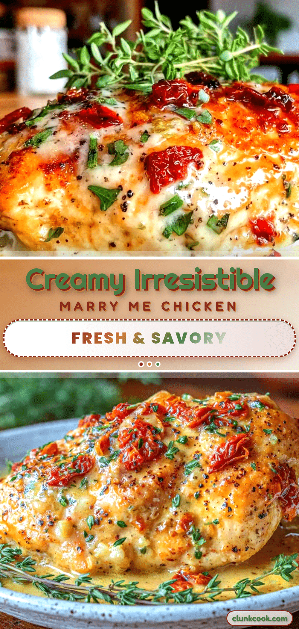 creamy marry me chicken recipe