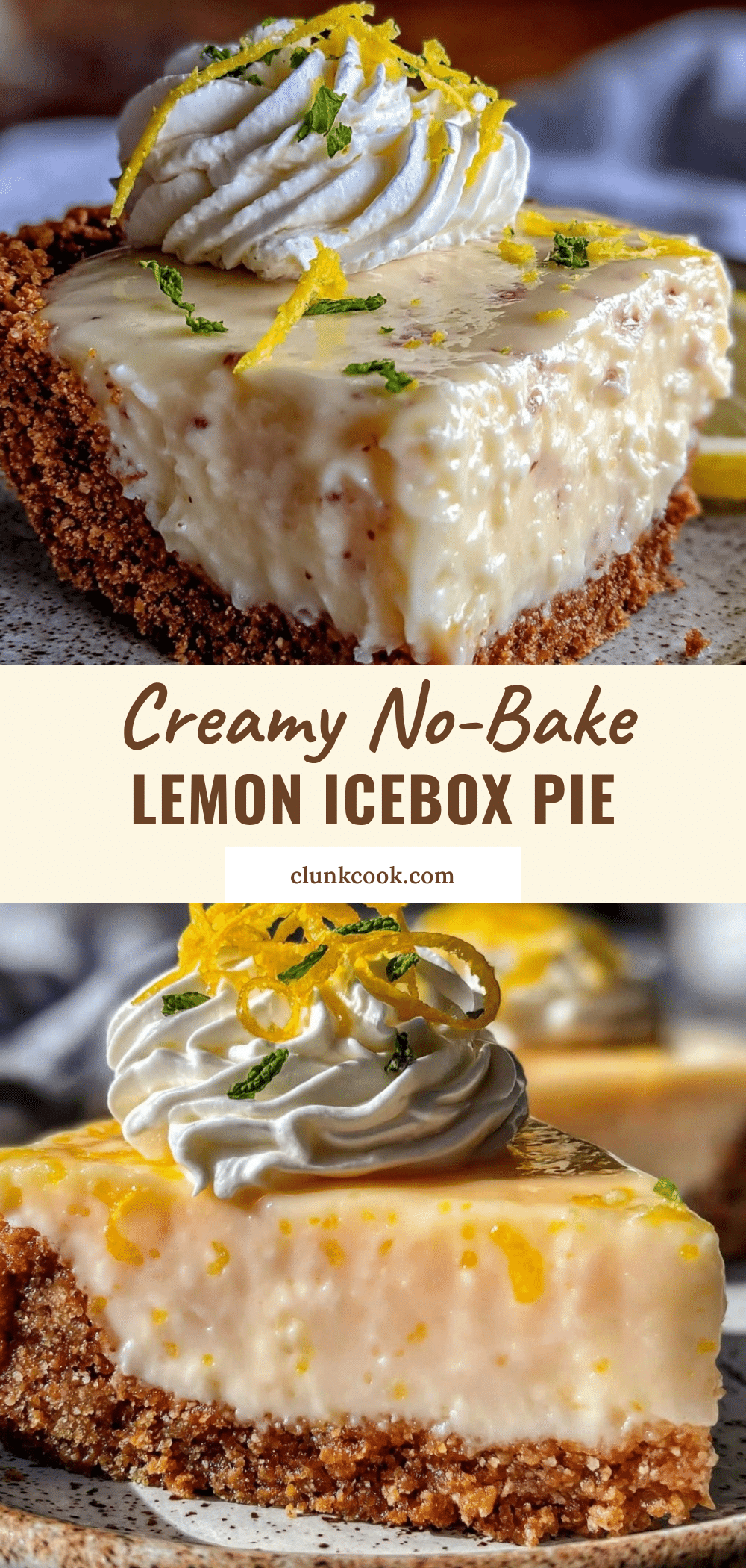creamy no-bake lemon icebox pie recipe