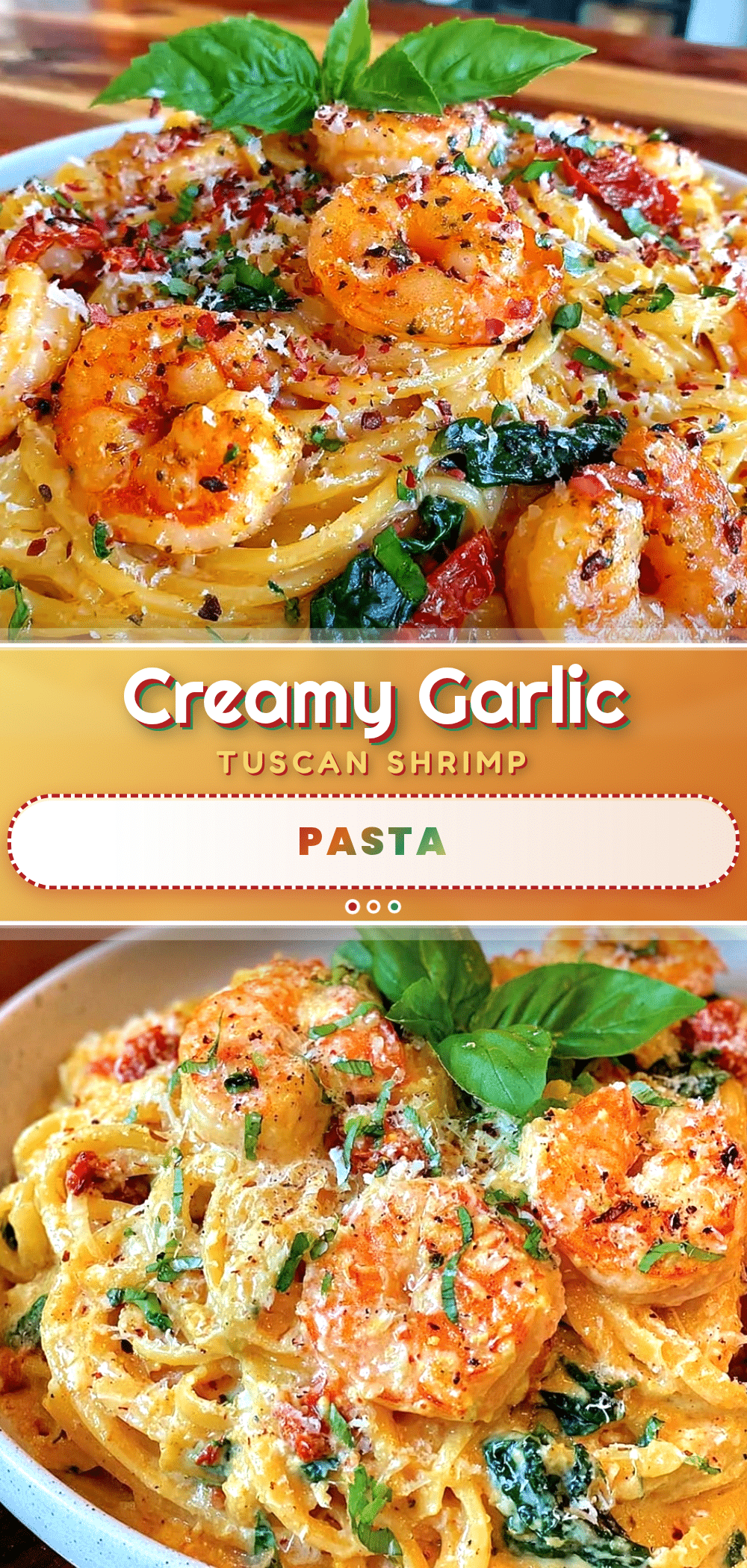 creamy tuscan shrimp pasta recipe