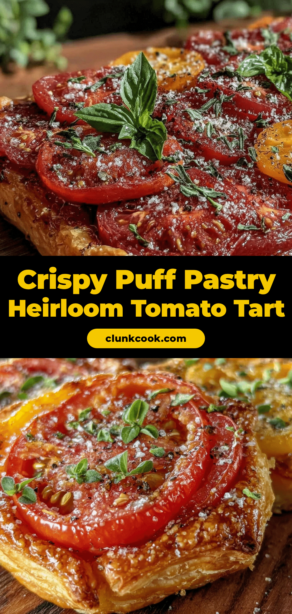 crispy heirloom tomato tart recipe