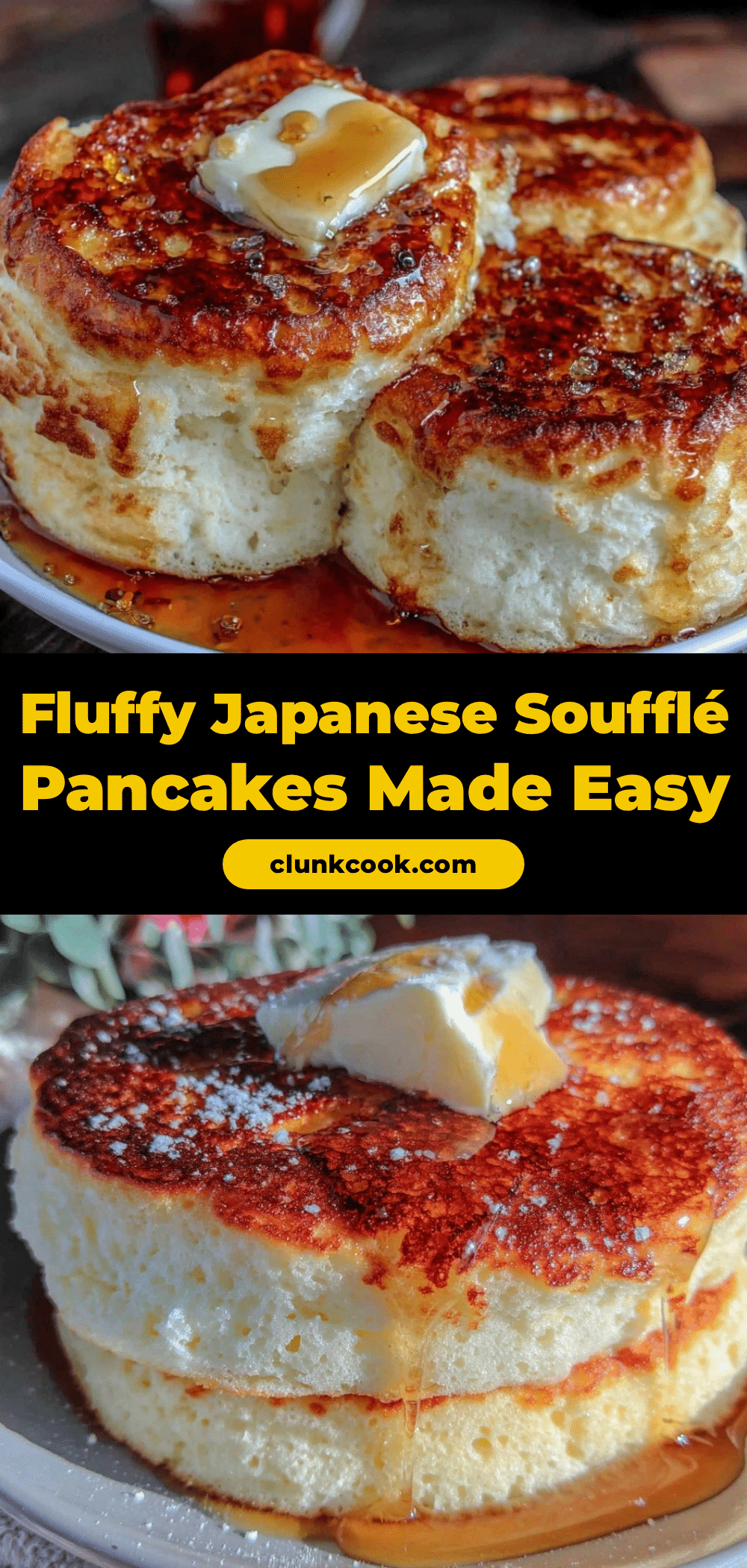 Fluffy Japanese Soufflé Pancakes recipe
