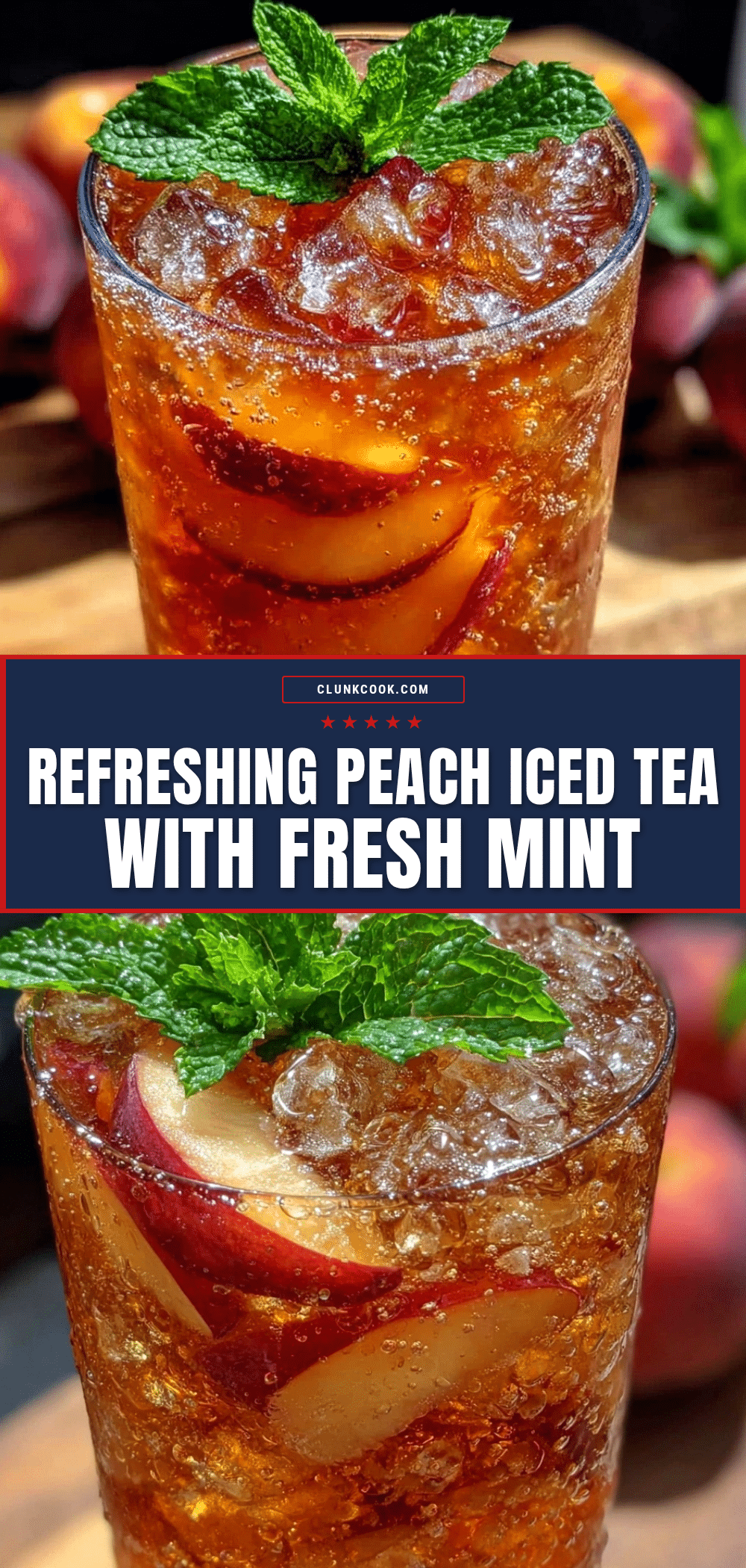 fresh peach iced tea recipe