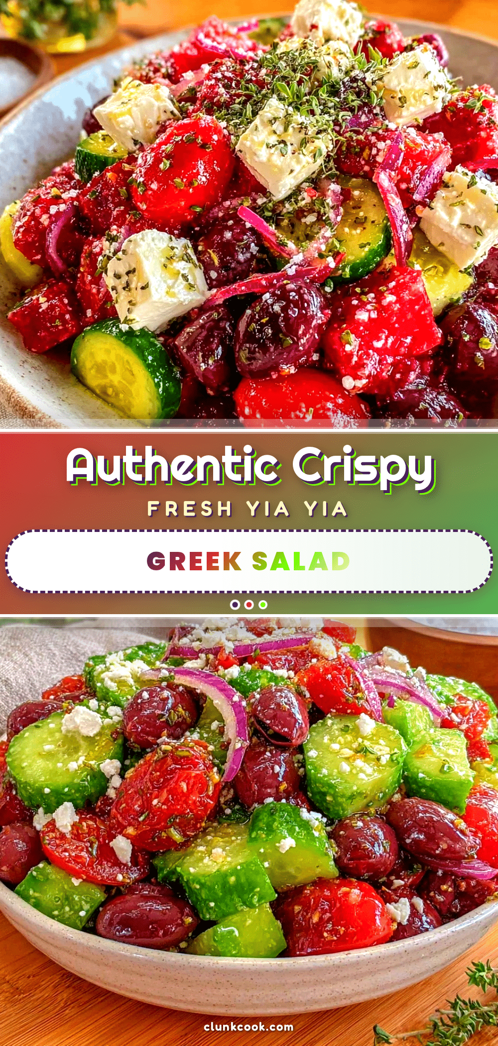 Fresh Yia Yias Greek Salad recipe