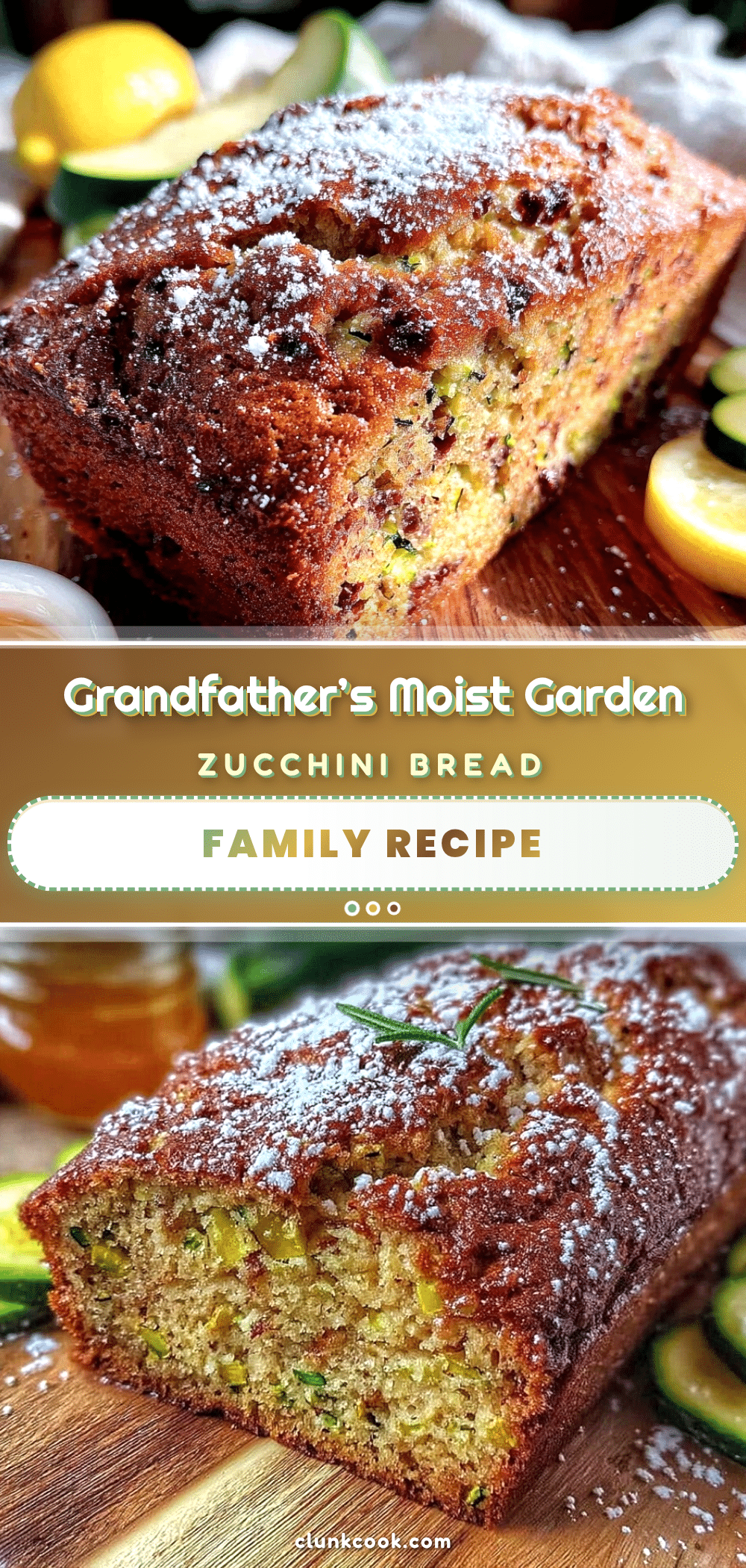 grandfather’s garden zucchini bread recipe recipe