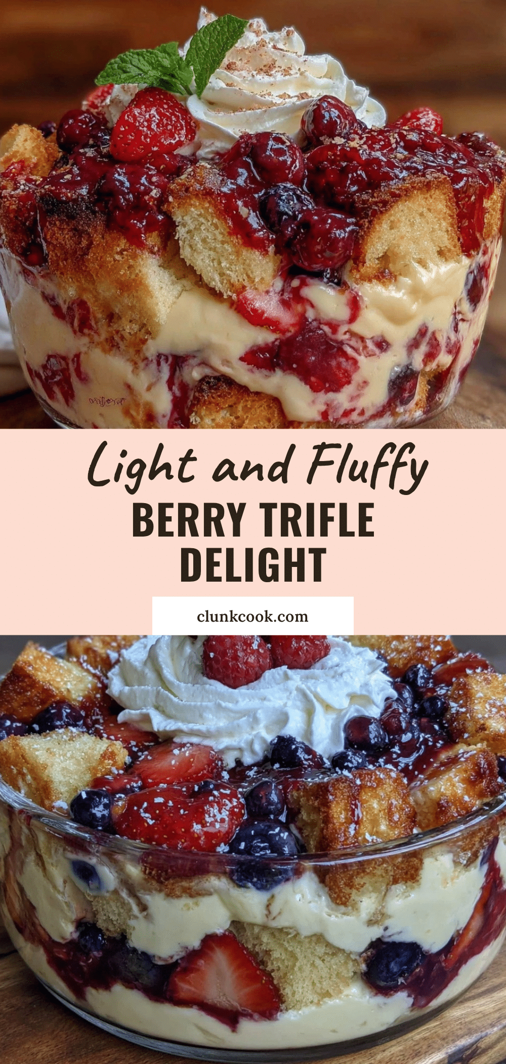 light and fluffy berry trifle recipe