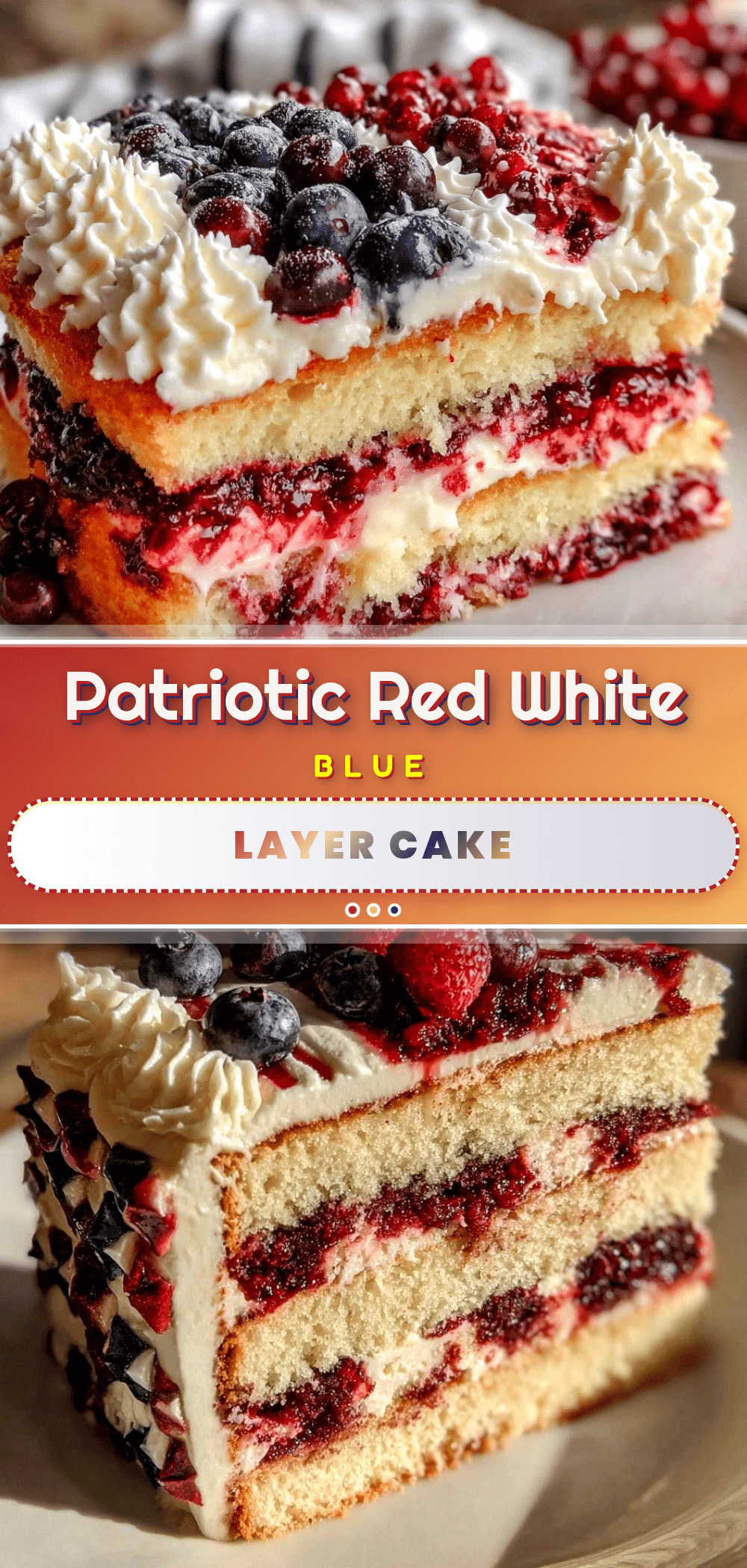 Perfect Stars and Stripes Layer Cake recipe