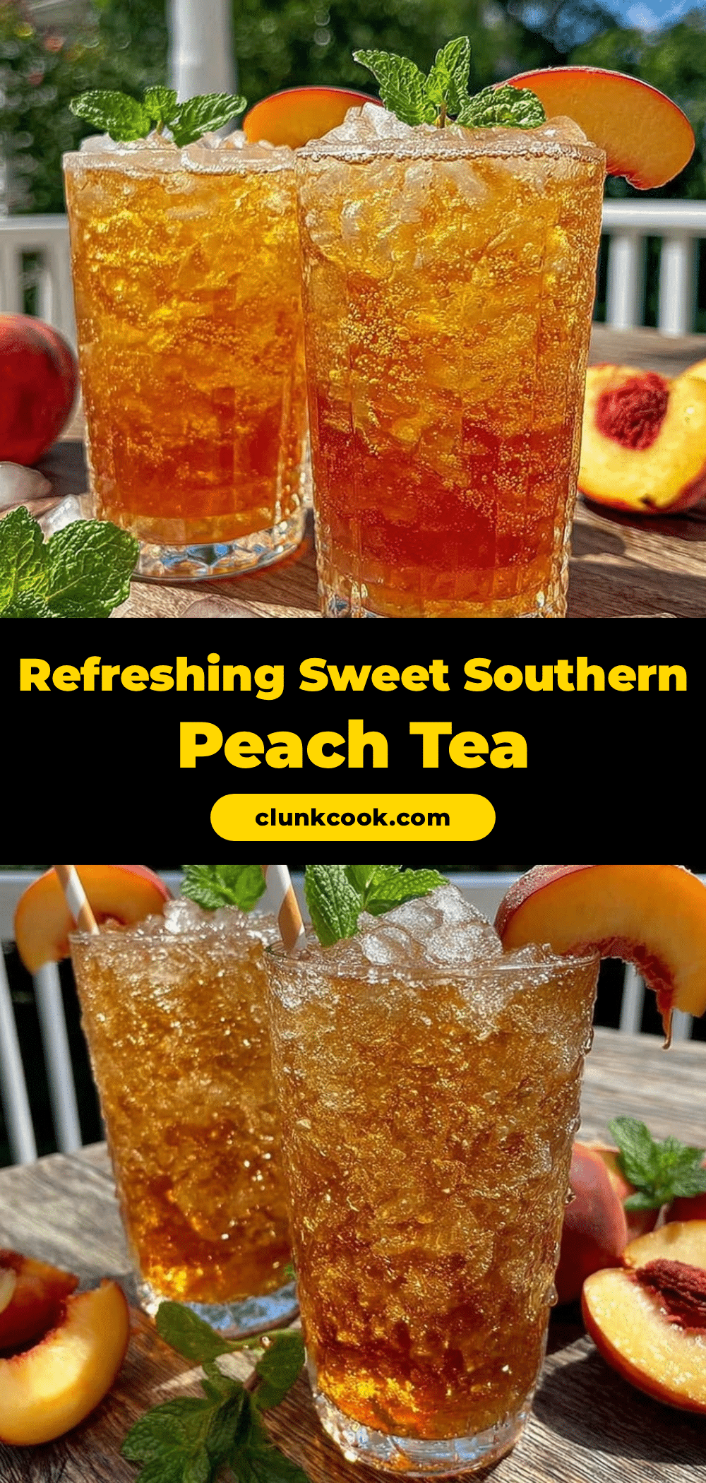 southern peach tea recipe