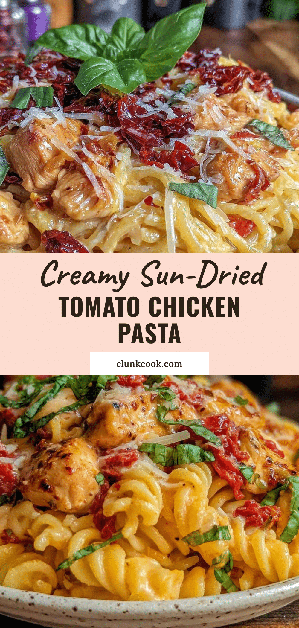 creamy sun-dried tomato chicken pasta recipe
