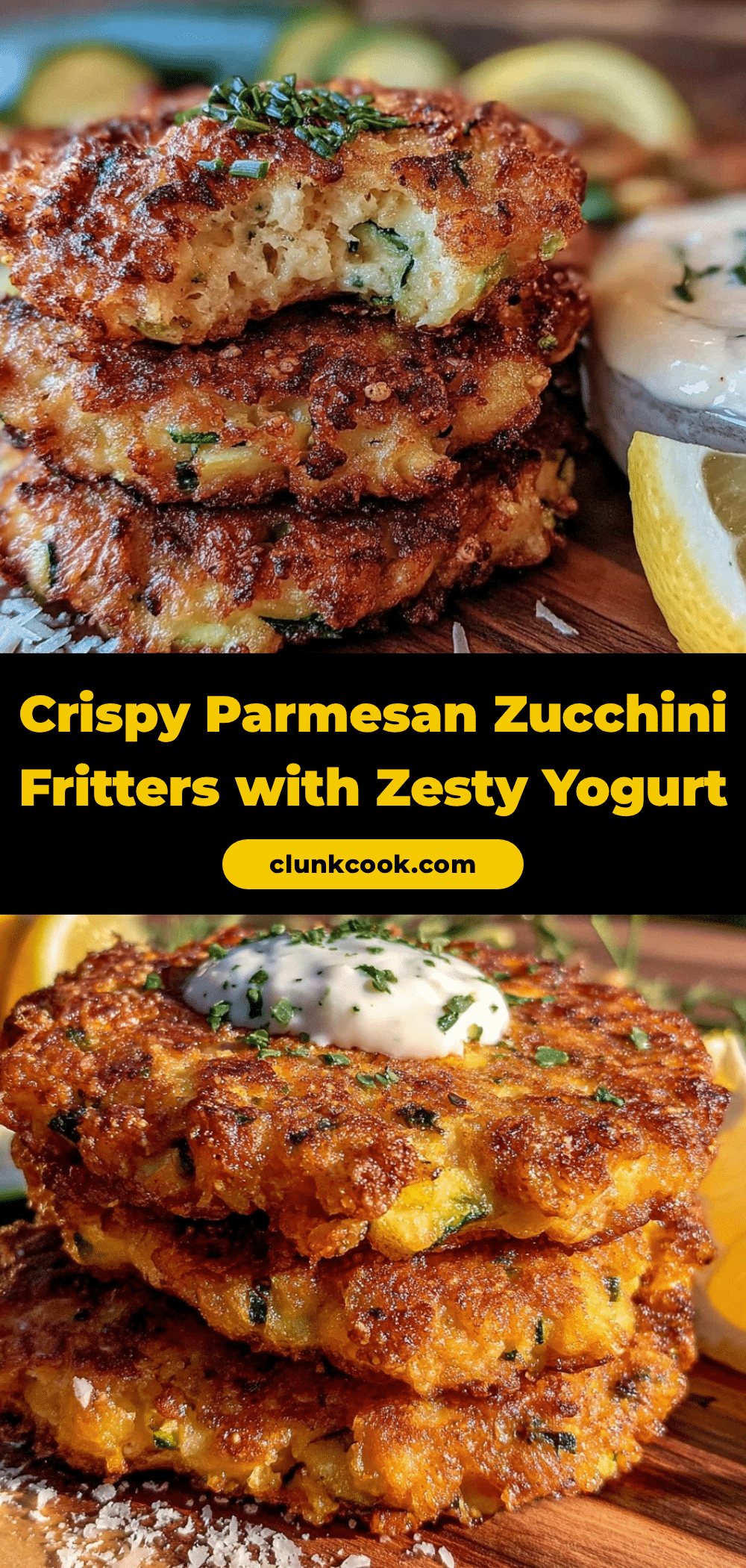 crispy parmesan zucchini fritters recipe