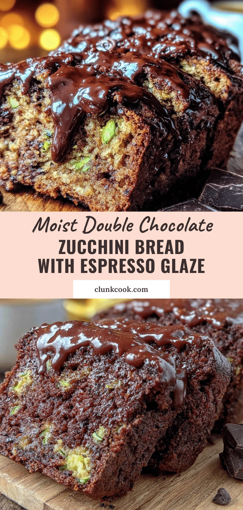 double chocolate chip zucchini bread recipe
