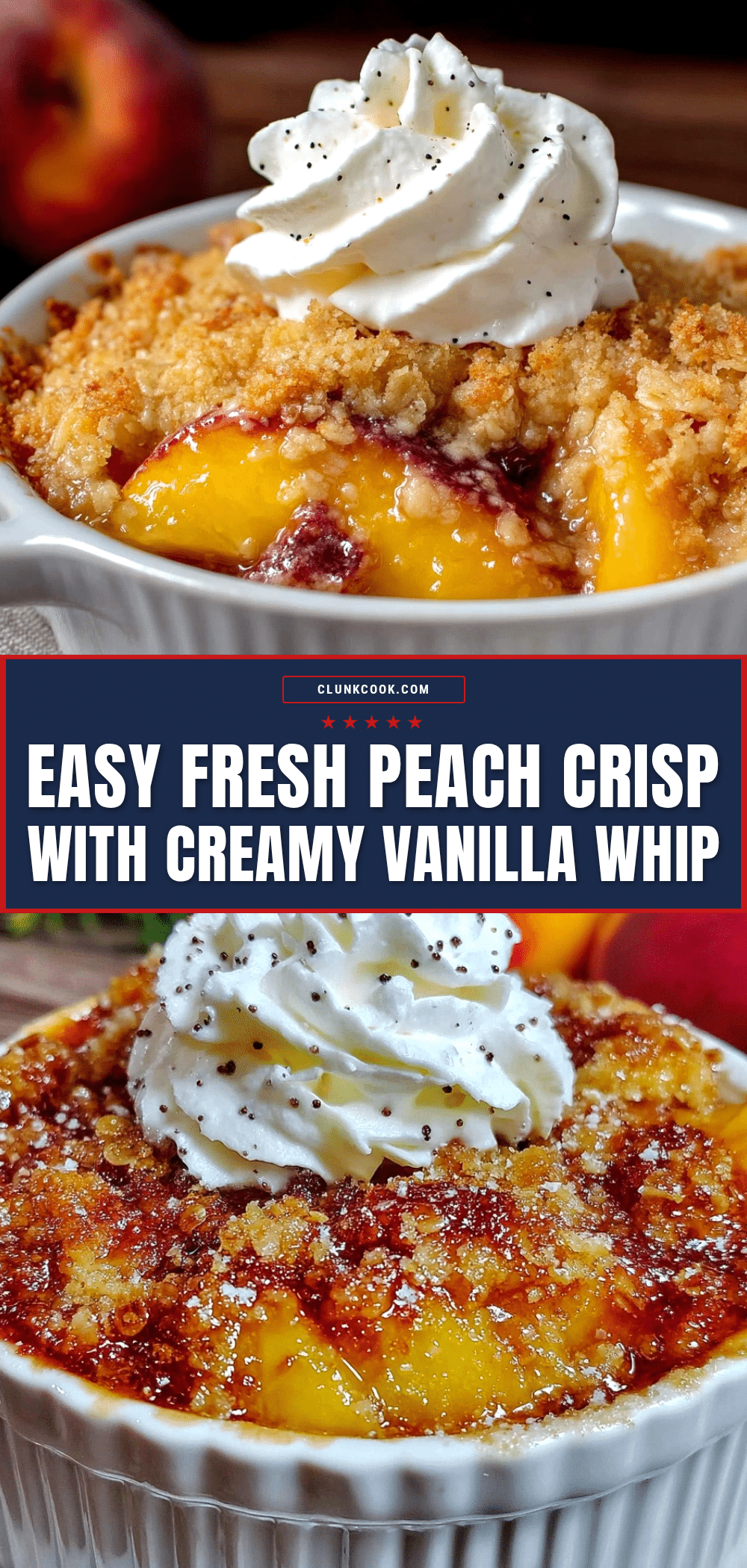 fresh peach crisp recipe