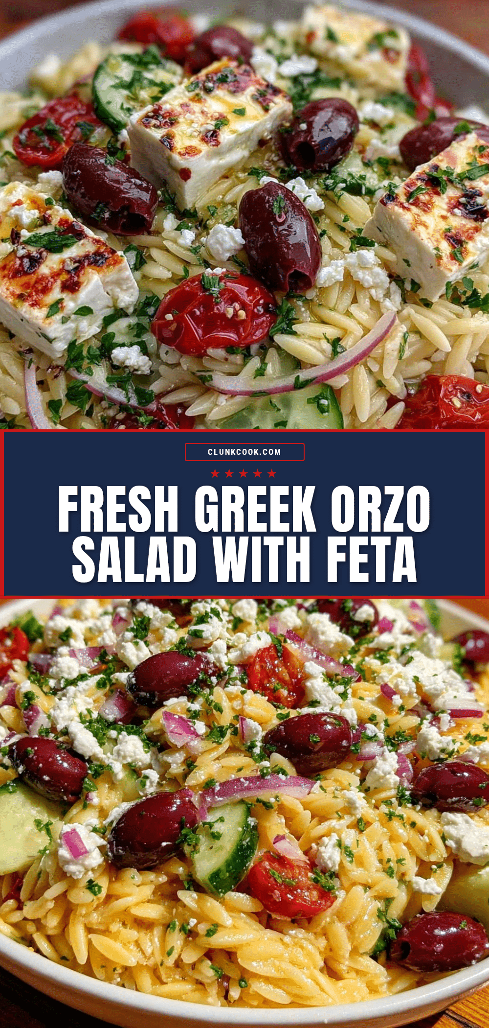 Greek Orzo Pasta Salad recipe