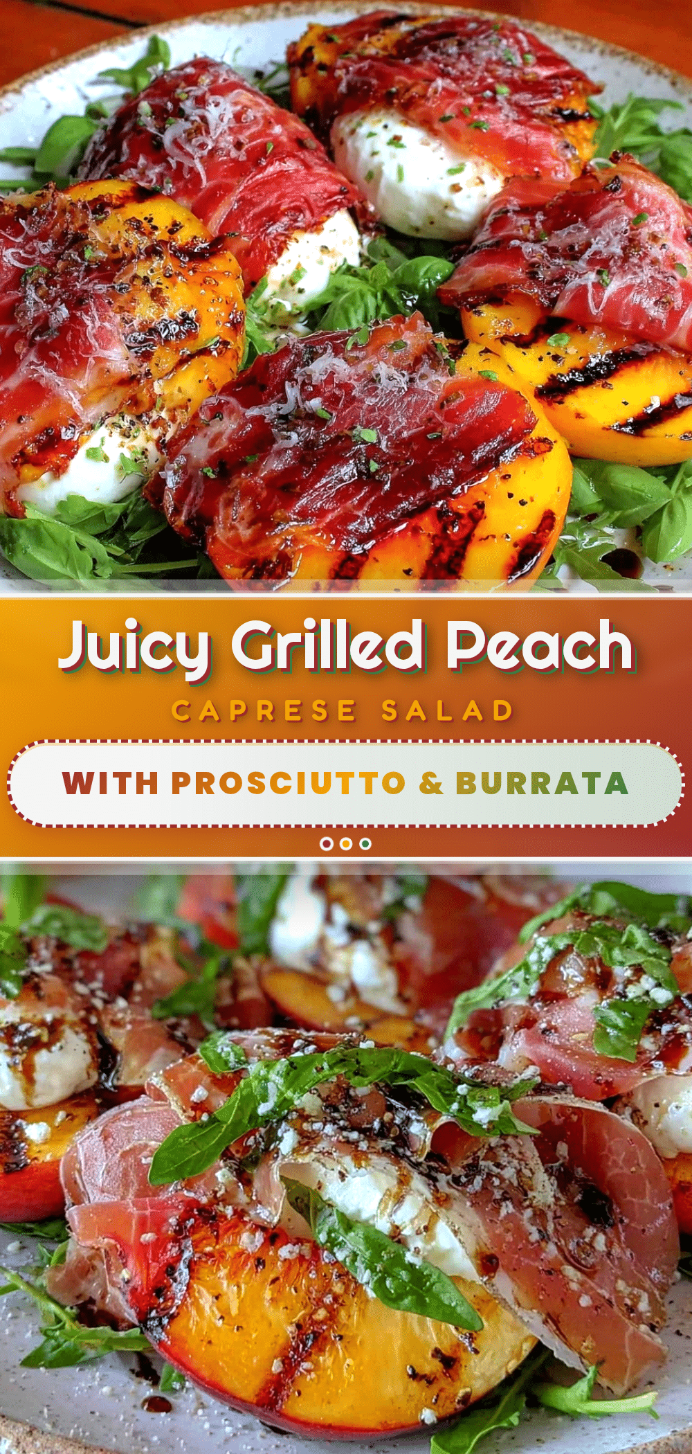 grilled peach caprese salad recipe