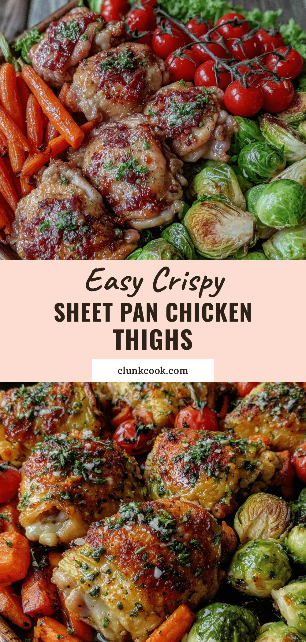 healthy sheet pan chicken thighs recipe
