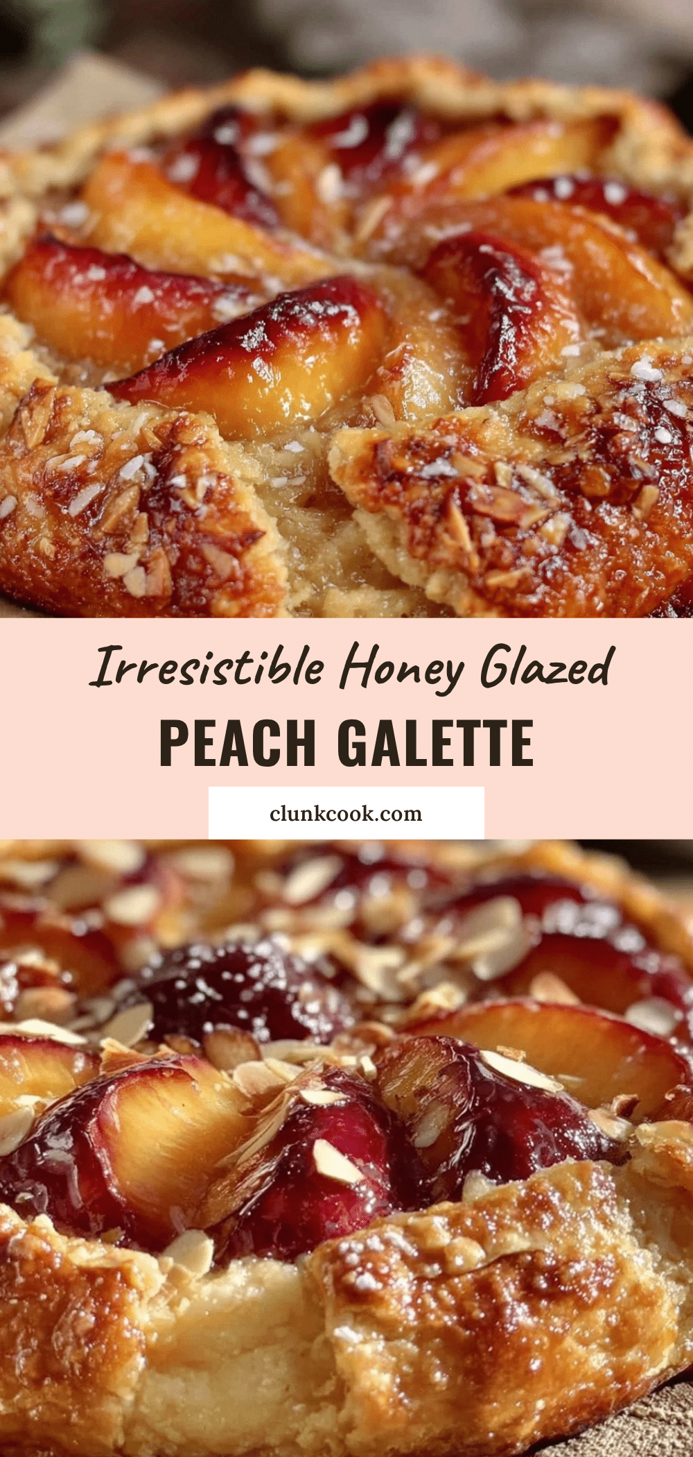 Honey Glazed Peach Galette recipe