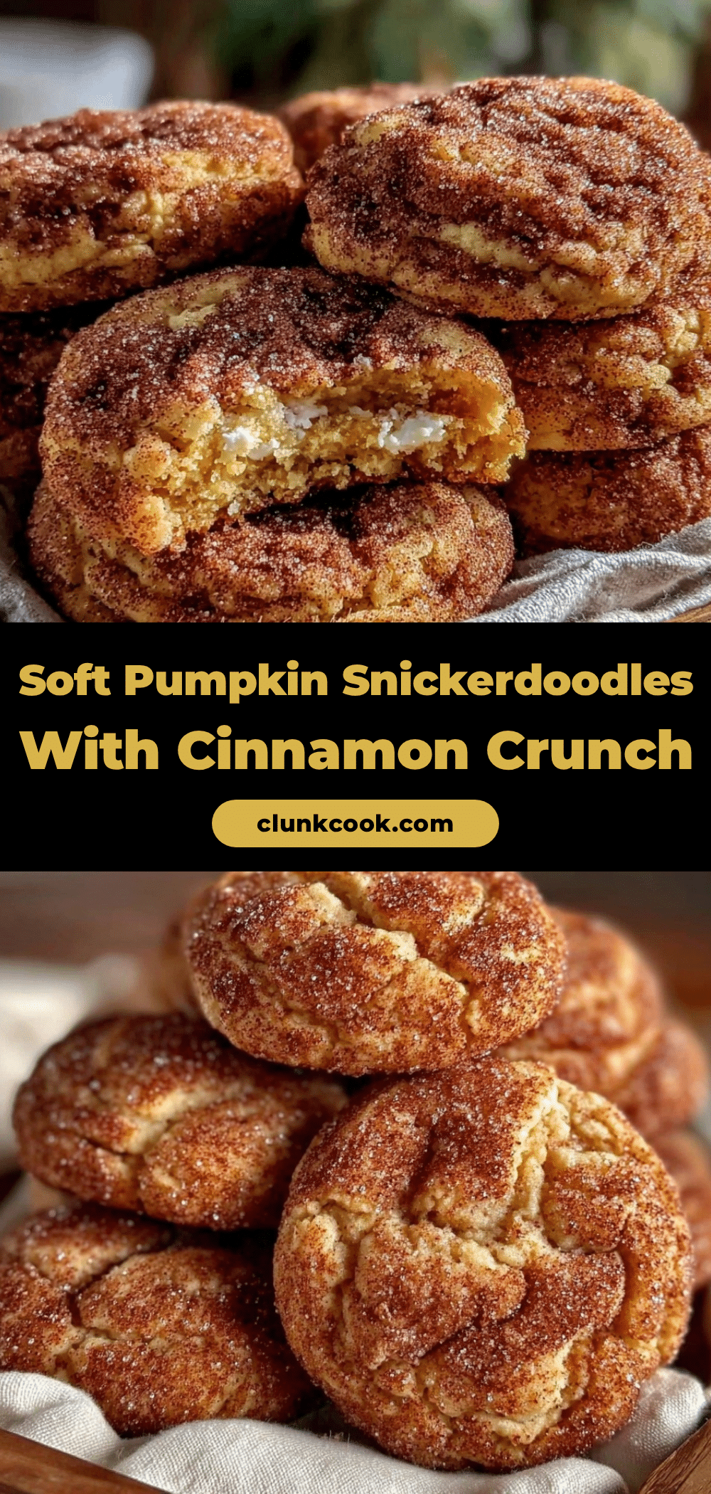 pumpkin snickerdoodle cookies recipe