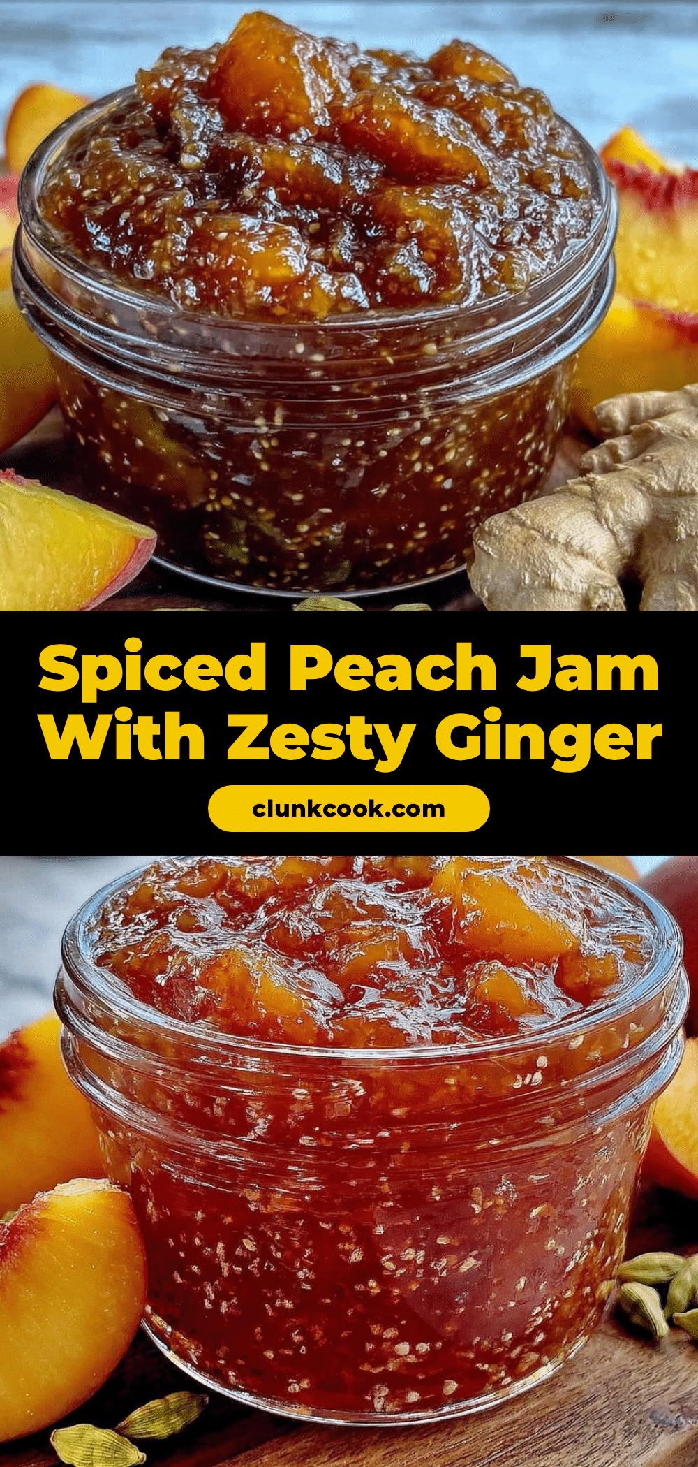spiced peach jam recipe