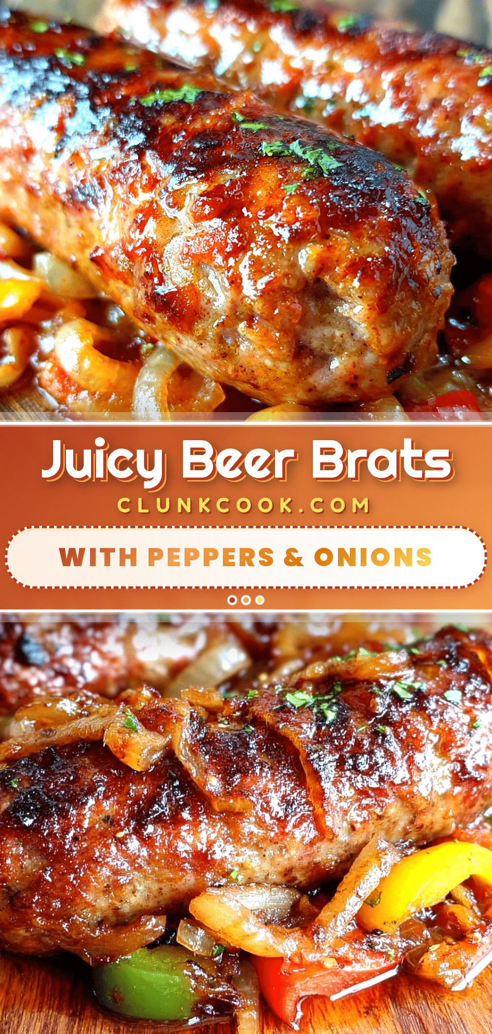 beer brats with caramelized onions and peppers recipe
