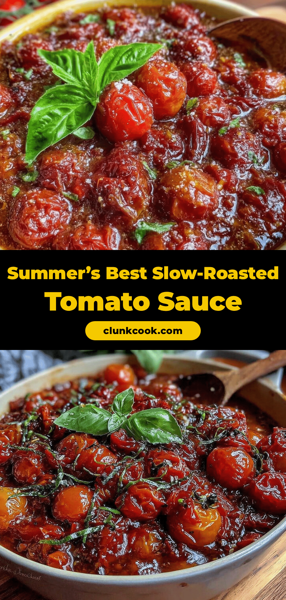 best slow-roasted cherry tomato sauce for freezing recipe