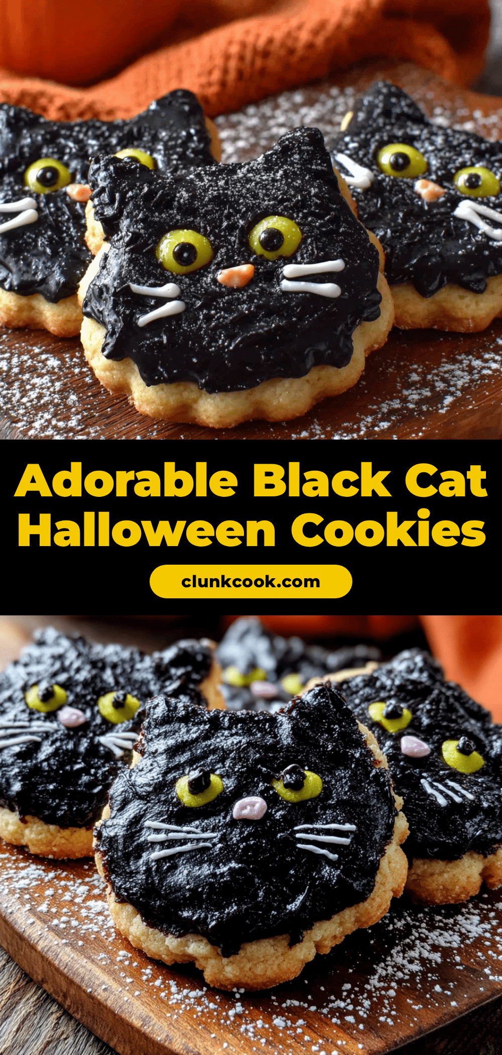 black cat halloween cookies recipe