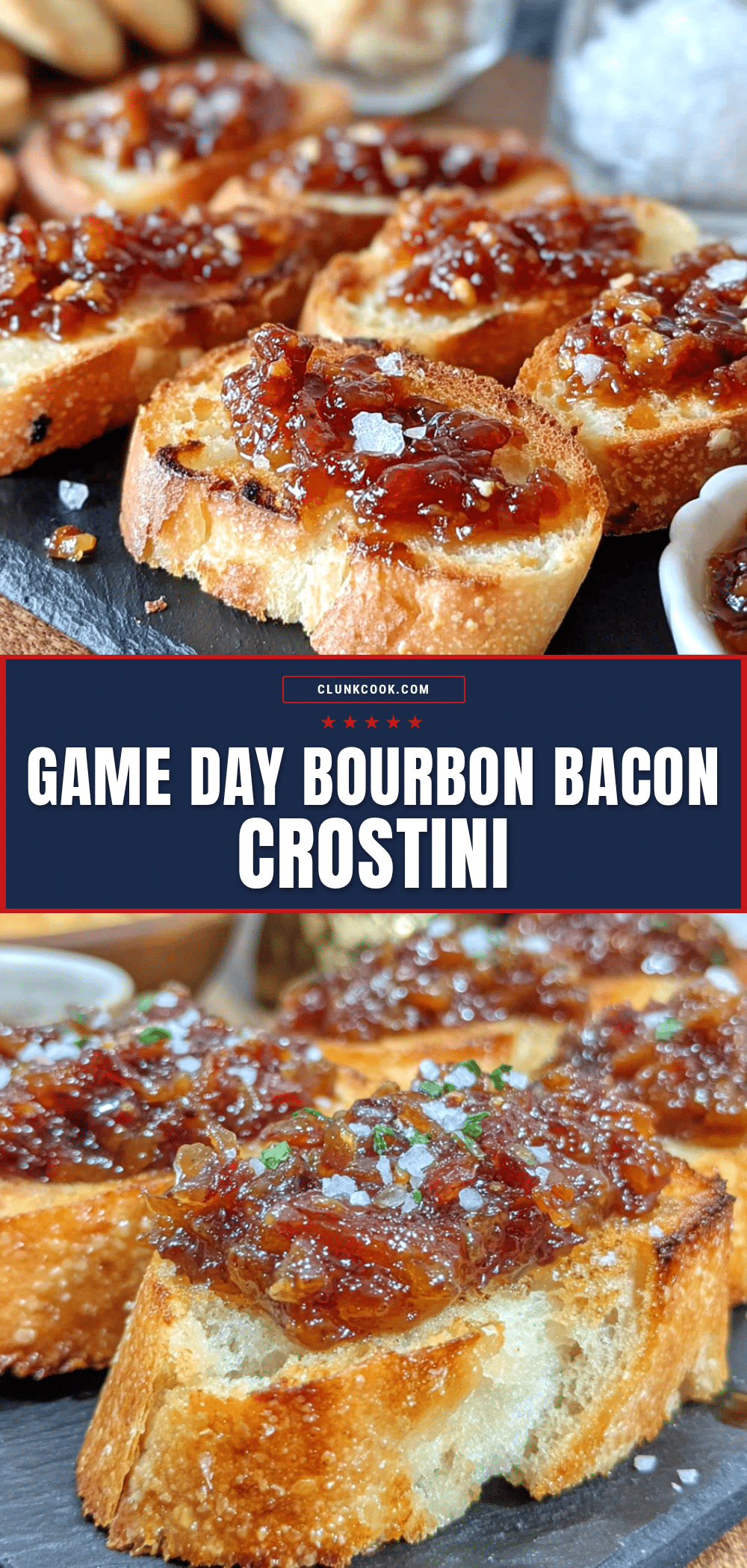bourbon bacon jam crostini recipe
