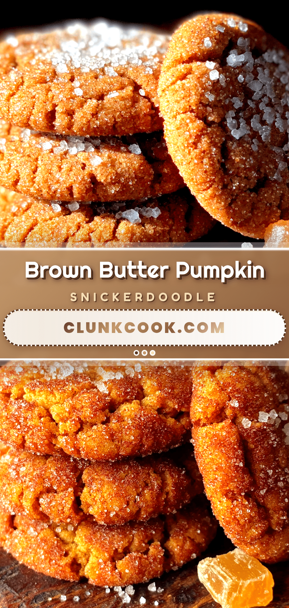 brown butter pumpkin snickerdoodle cookies recipe