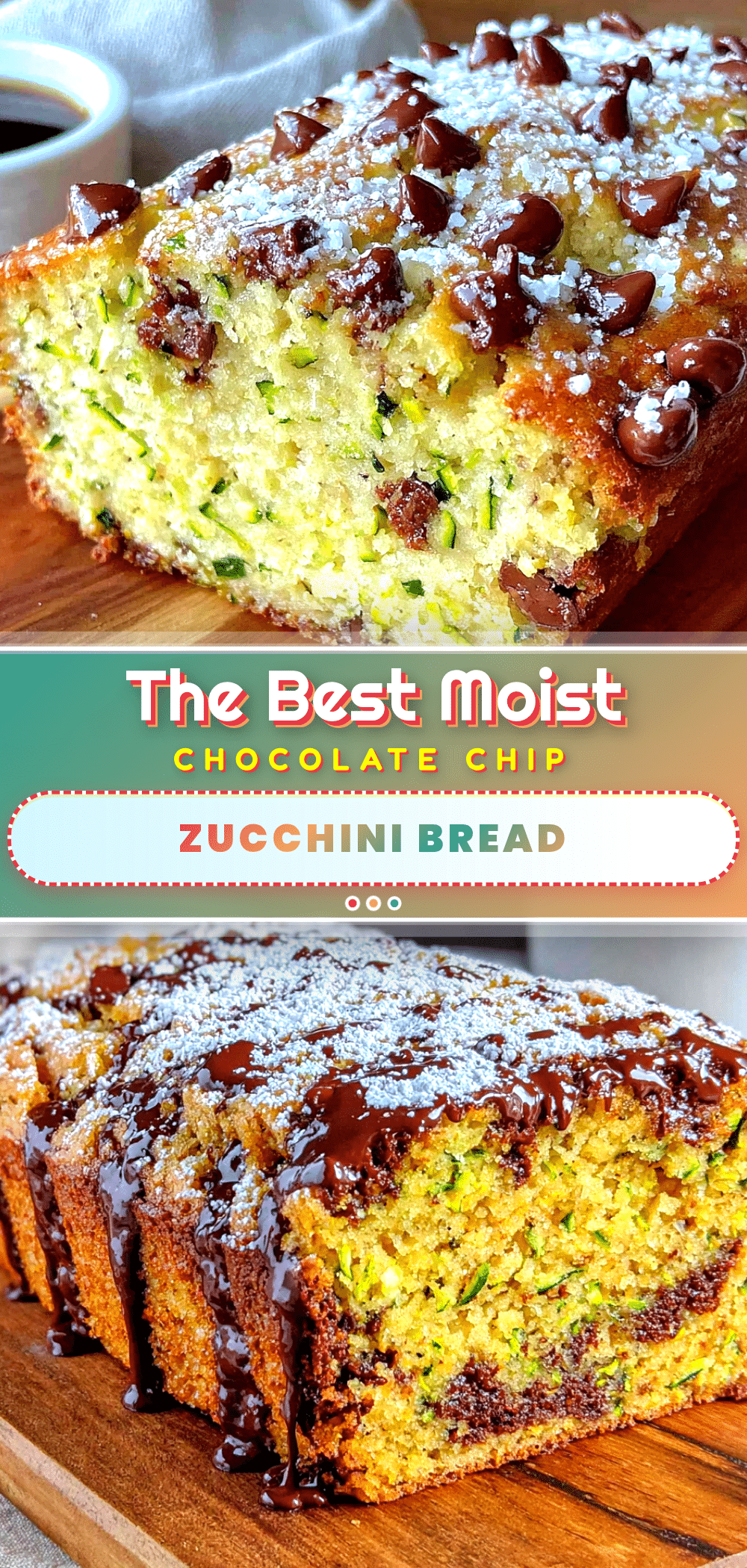 chocolate chip zucchini bread recipe