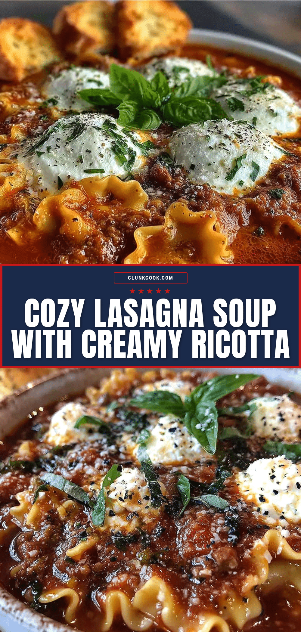 cozy lasagna soup recipe
