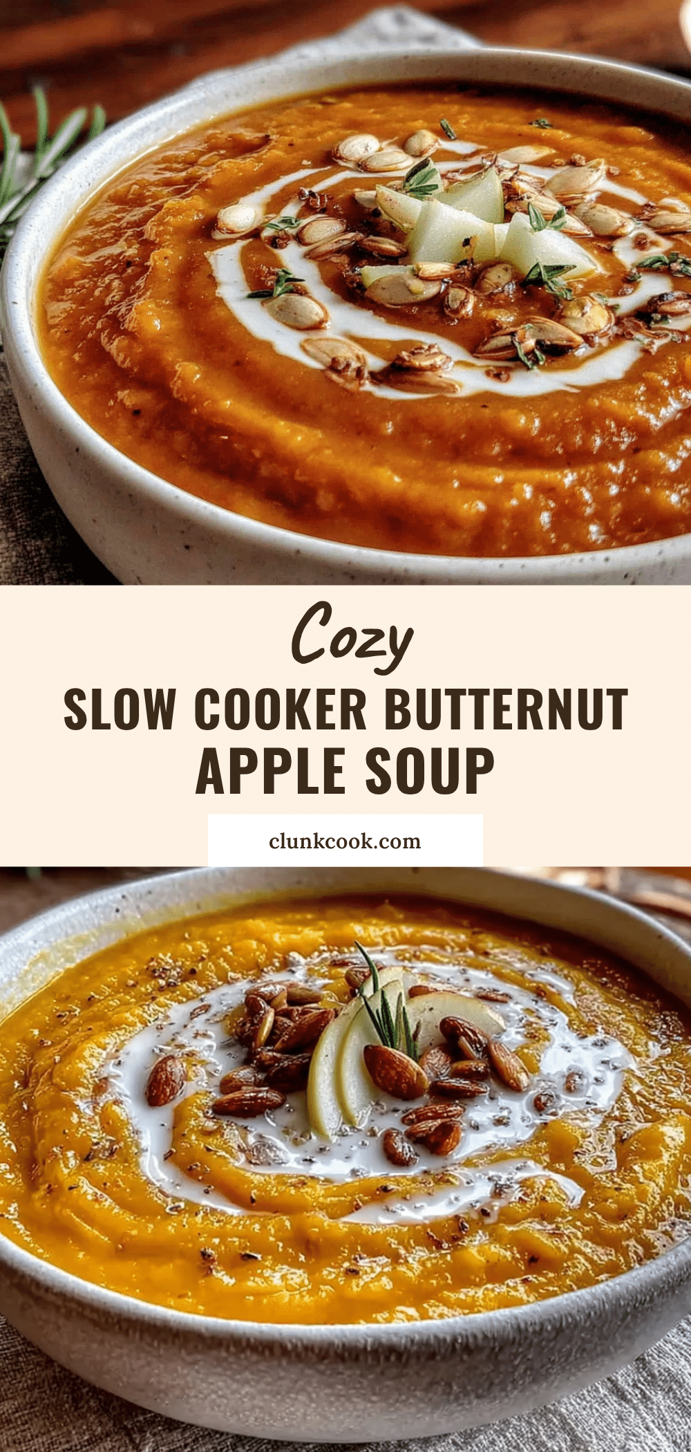 cozy slow cooker butternut squash apple soup recipe